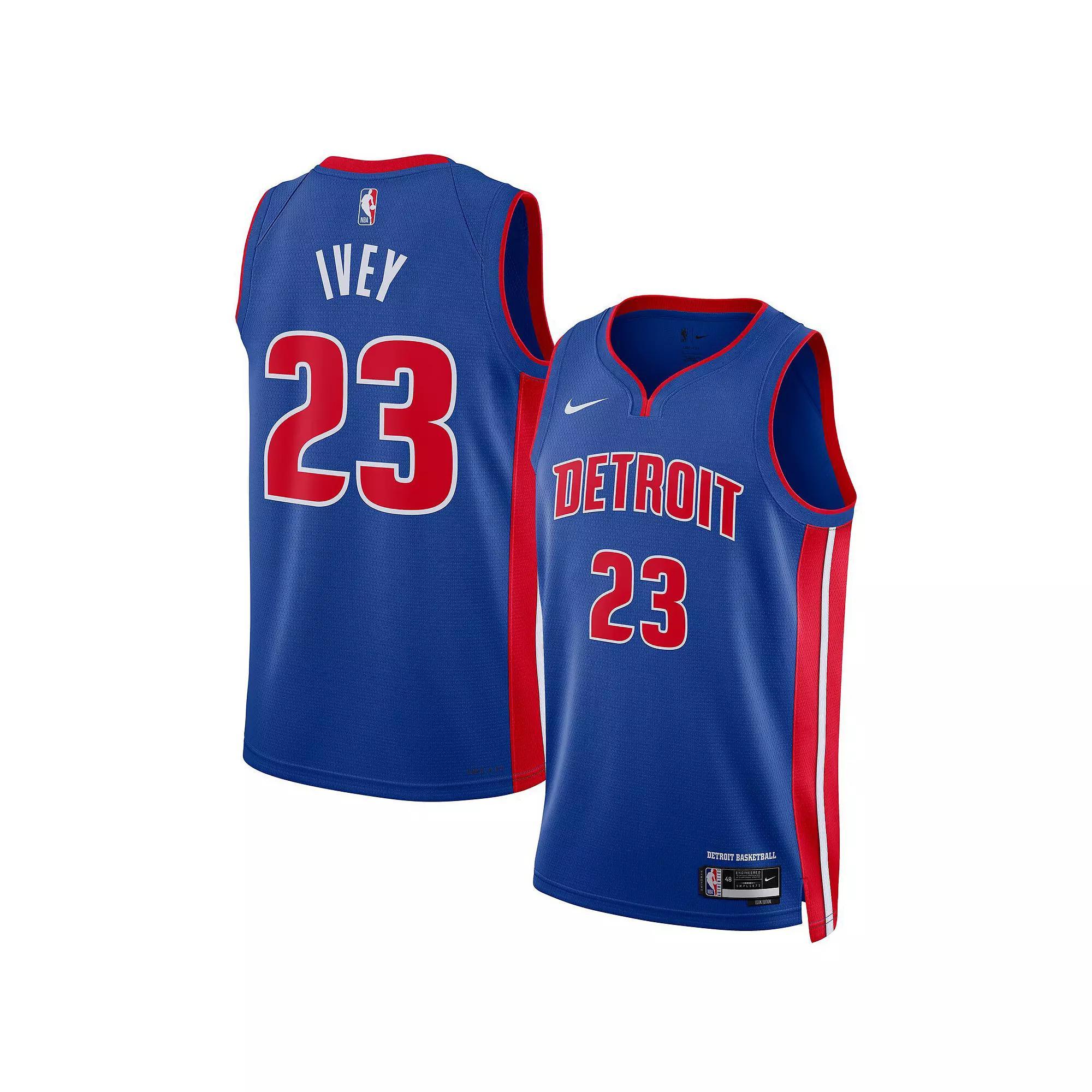 Detroit Pistons Icon Edition Nike Men's Dri-FIT NBA Swingman Jersey Product Image