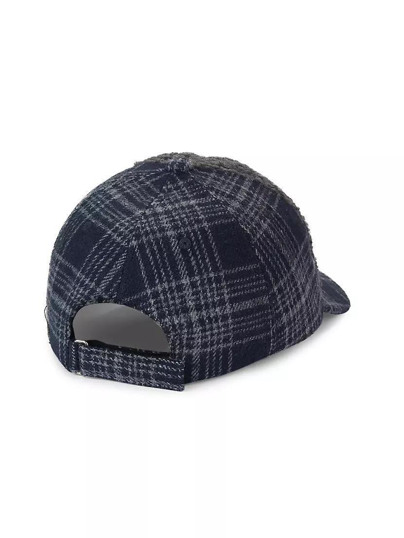 COLLECTION Sherpa Plaid Baseball Hat Product Image