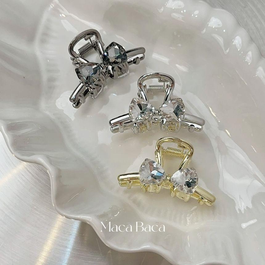 Bow Rhinestone Alloy Hair Claw Product Image