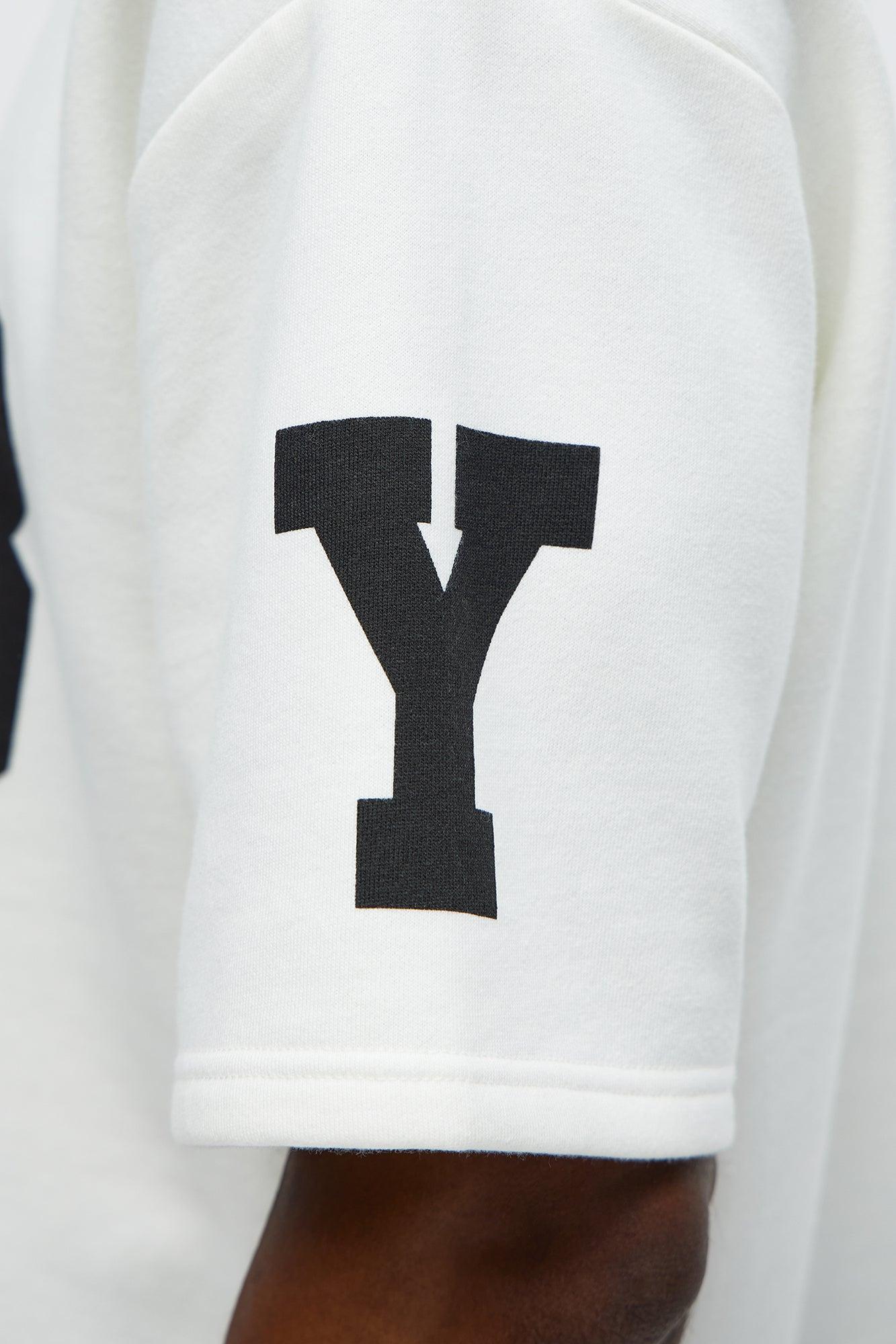 Athletic Oversized Tee - White Male Product Image