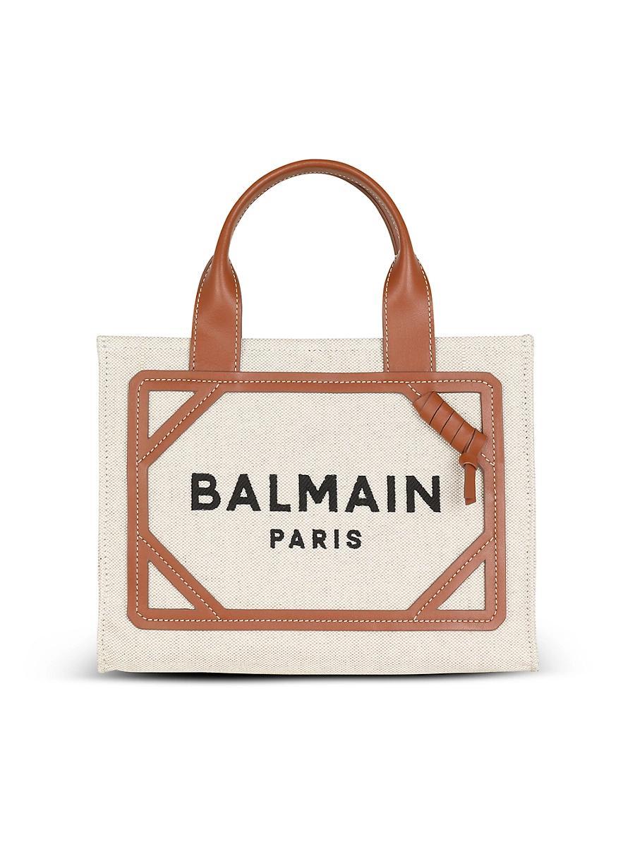 Womens Small B-Army Canvas Shopper Tote Bag Product Image