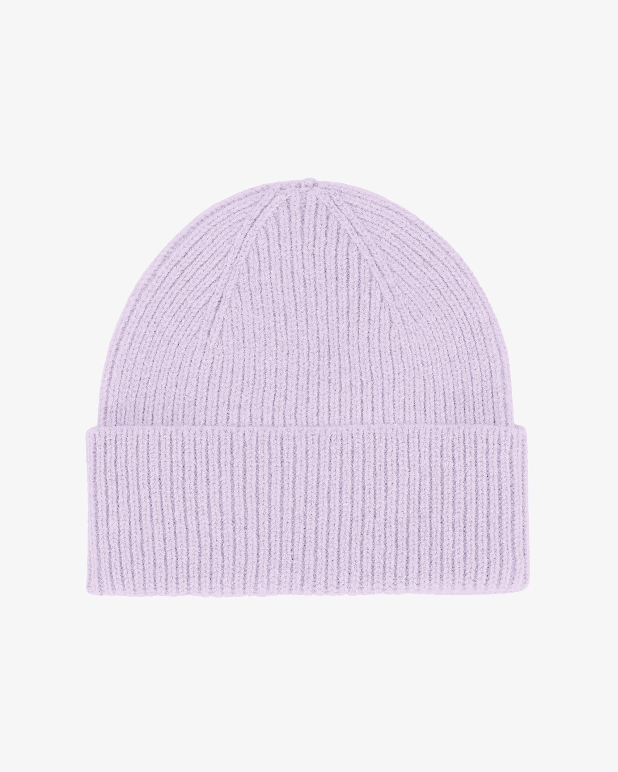 Merino Wool Beanie - Soft Lavender Product Image