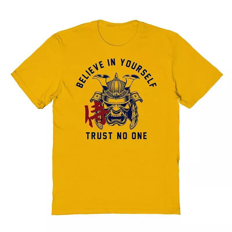 Men's Believe In Yourself Graphic Tee, Size: XL, Gold Product Image