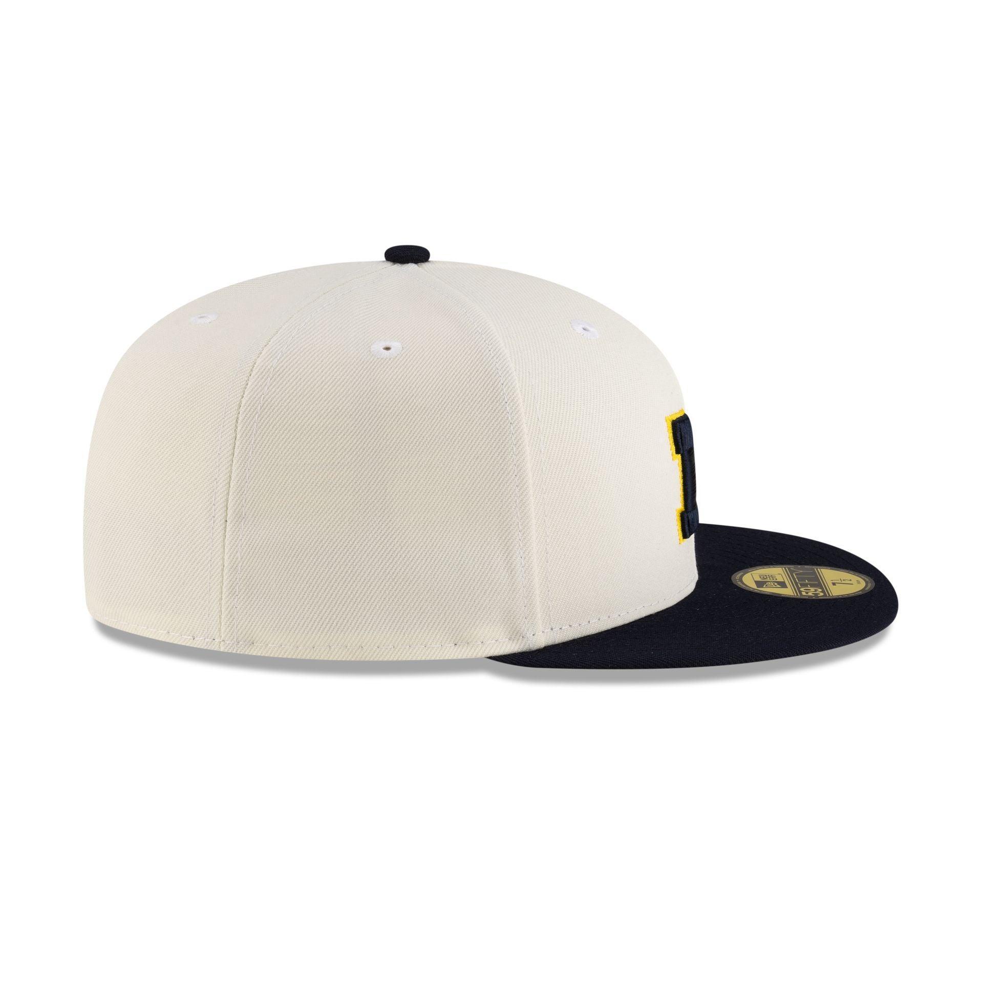 Michigan Wolverines Crome Navy 59FIFTY Fitted Male Product Image