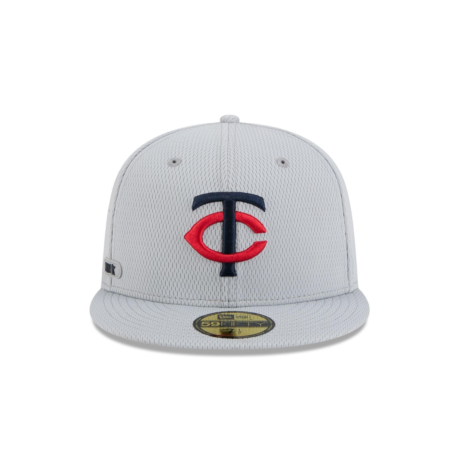 Minnesota Twins 2025 Clubhouse Gray 59FIFTY Fitted Hat Male Product Image