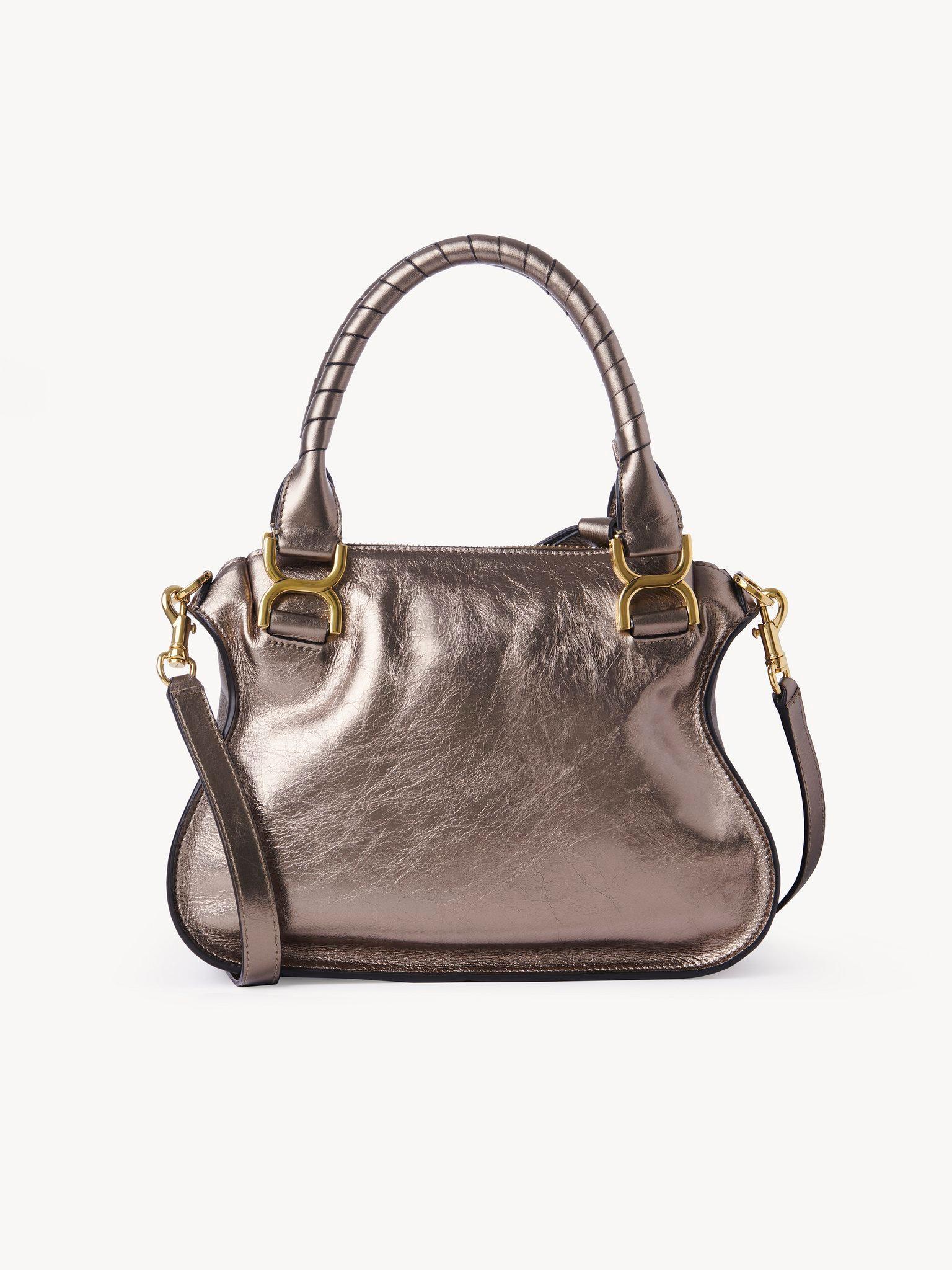 Small Marcie bag in metallized leather Product Image