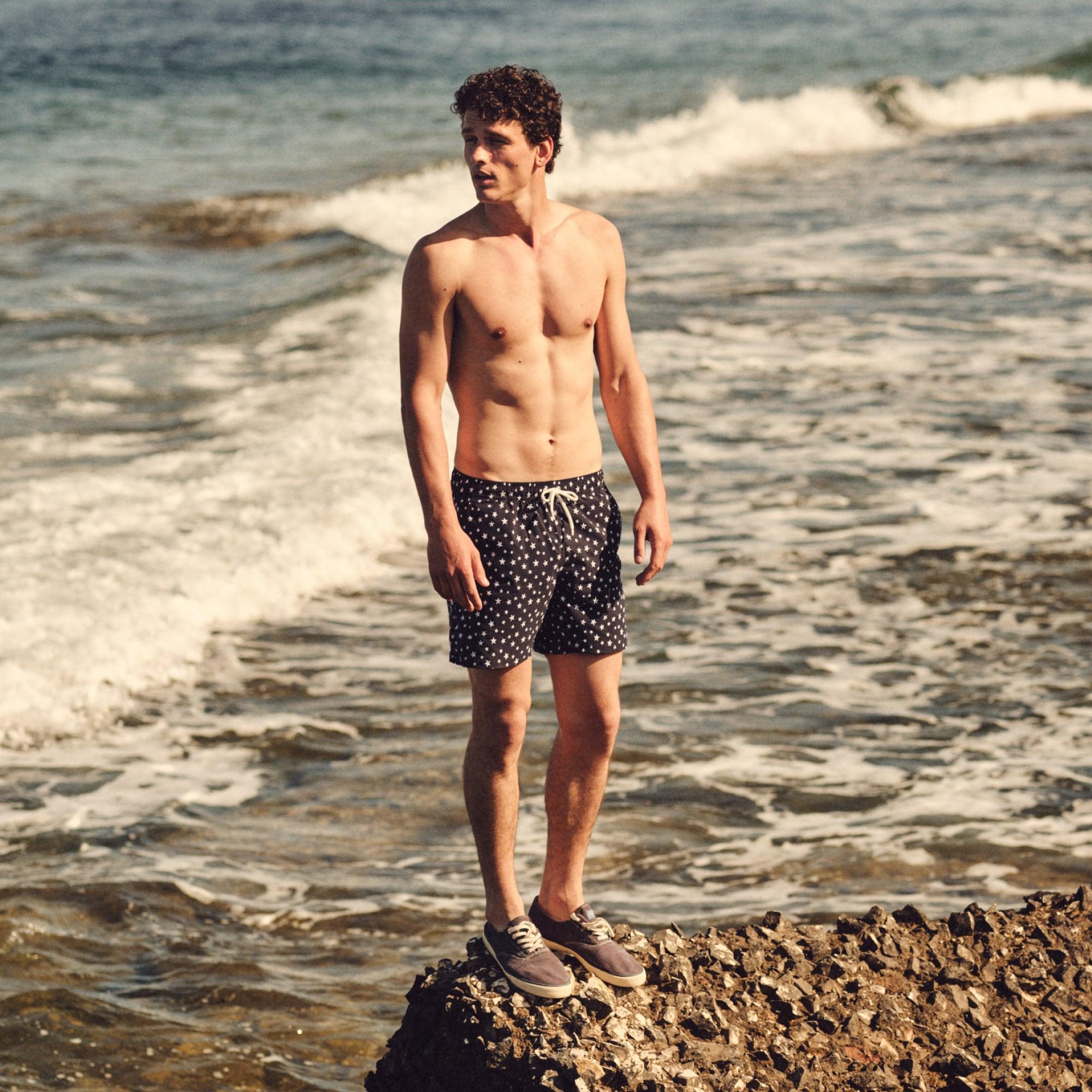 6'' stretch swim trunk in print with ECONYL® nylon Product Image