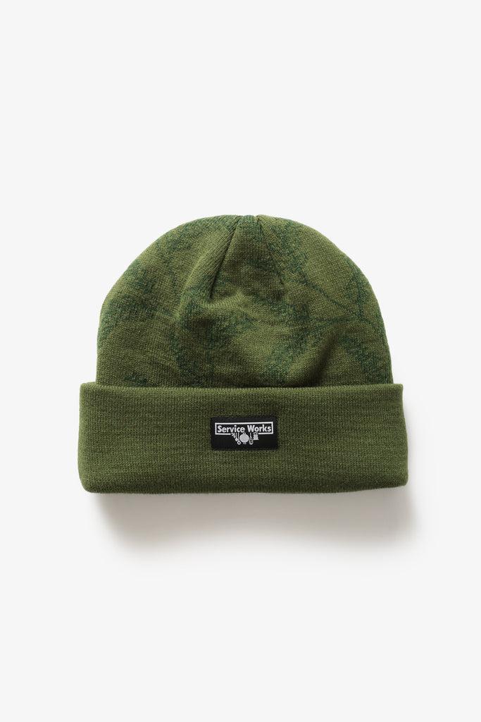 Olive Branch Beanie - Olive Product Image