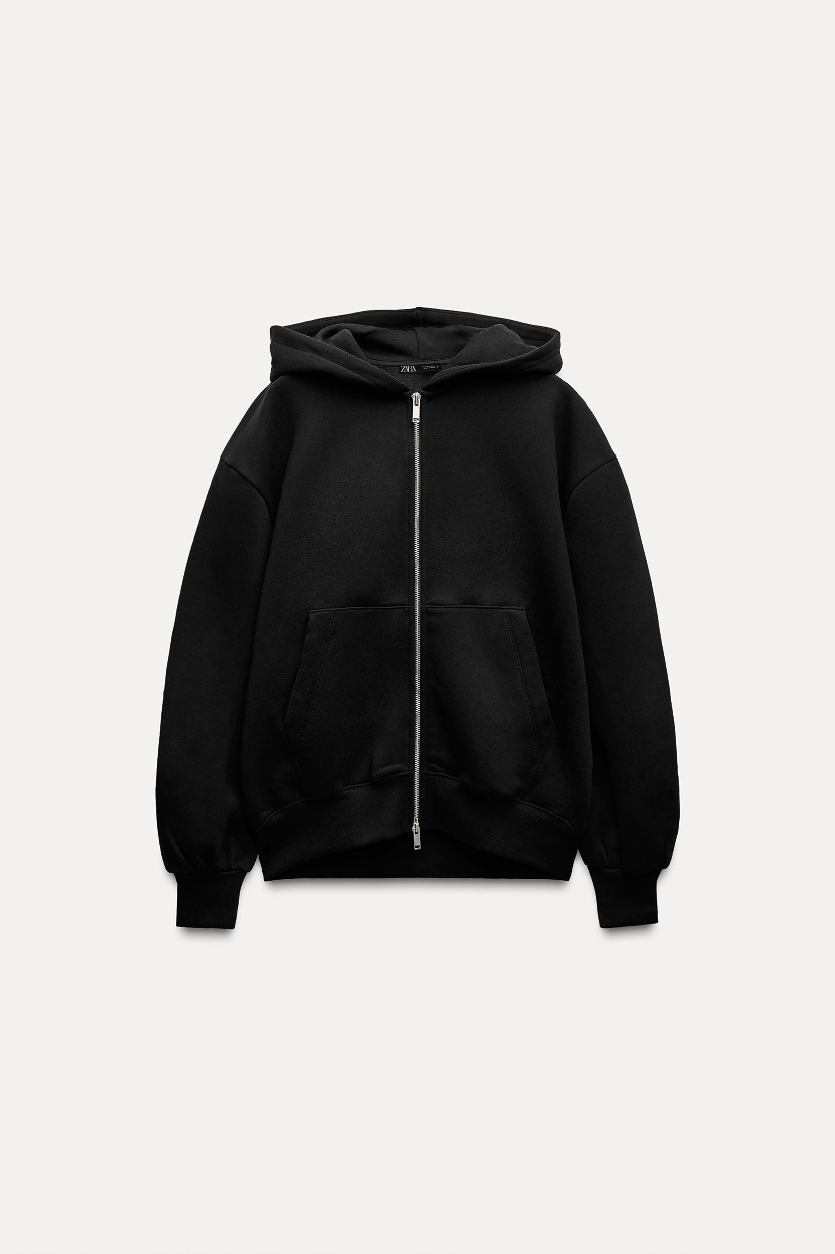 OVERSIZED ZIPPERED SWEATSHIRT Product Image
