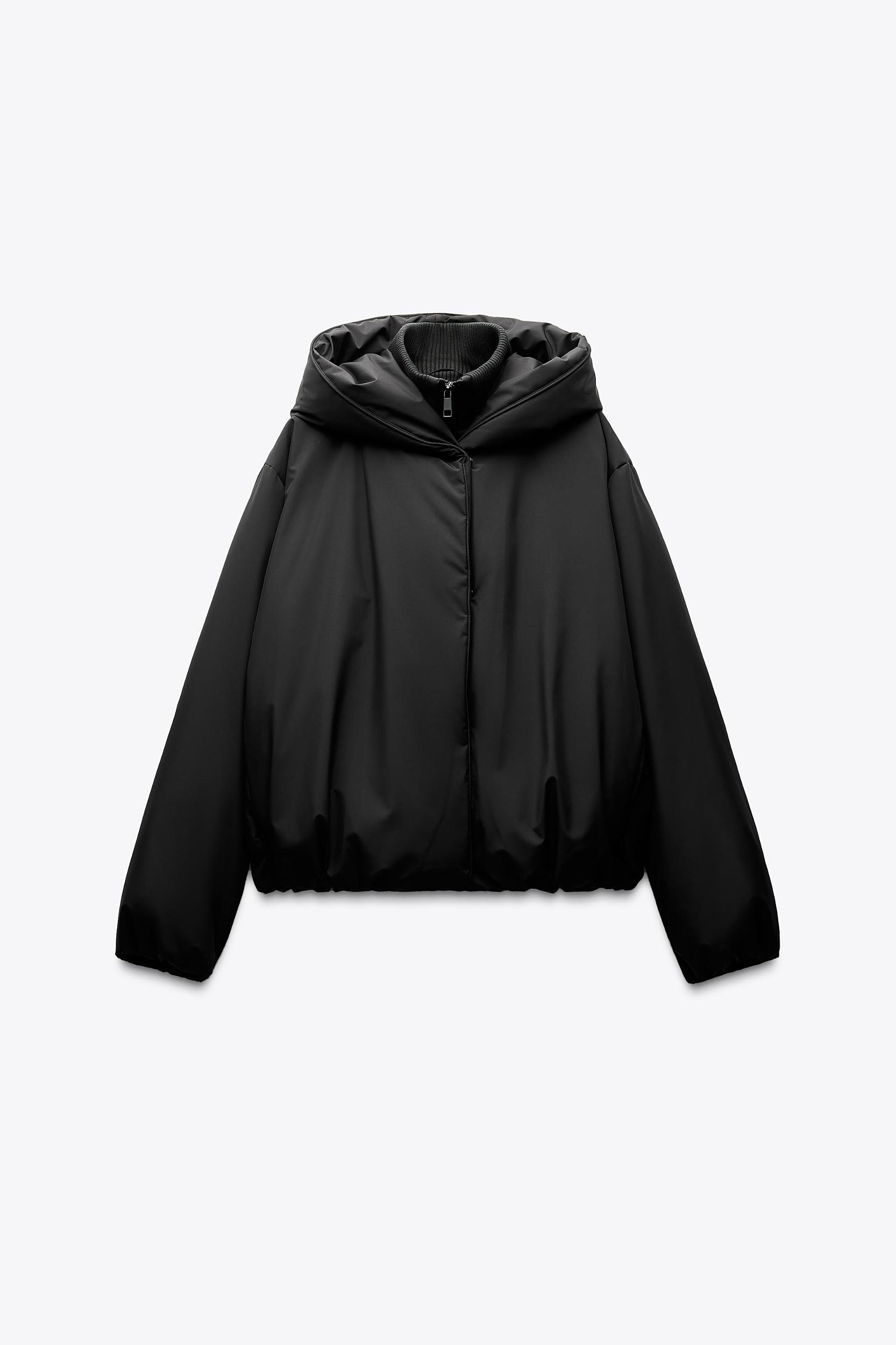 HOODED QUILTED JACKET Product Image