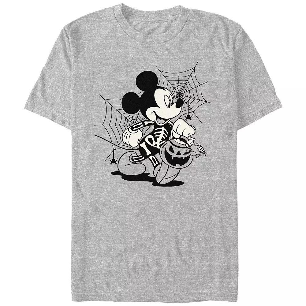 Disney's Mickey Mouse Skeleton Costume Trick Or Treating Men's Graphic Tee,  Product Image