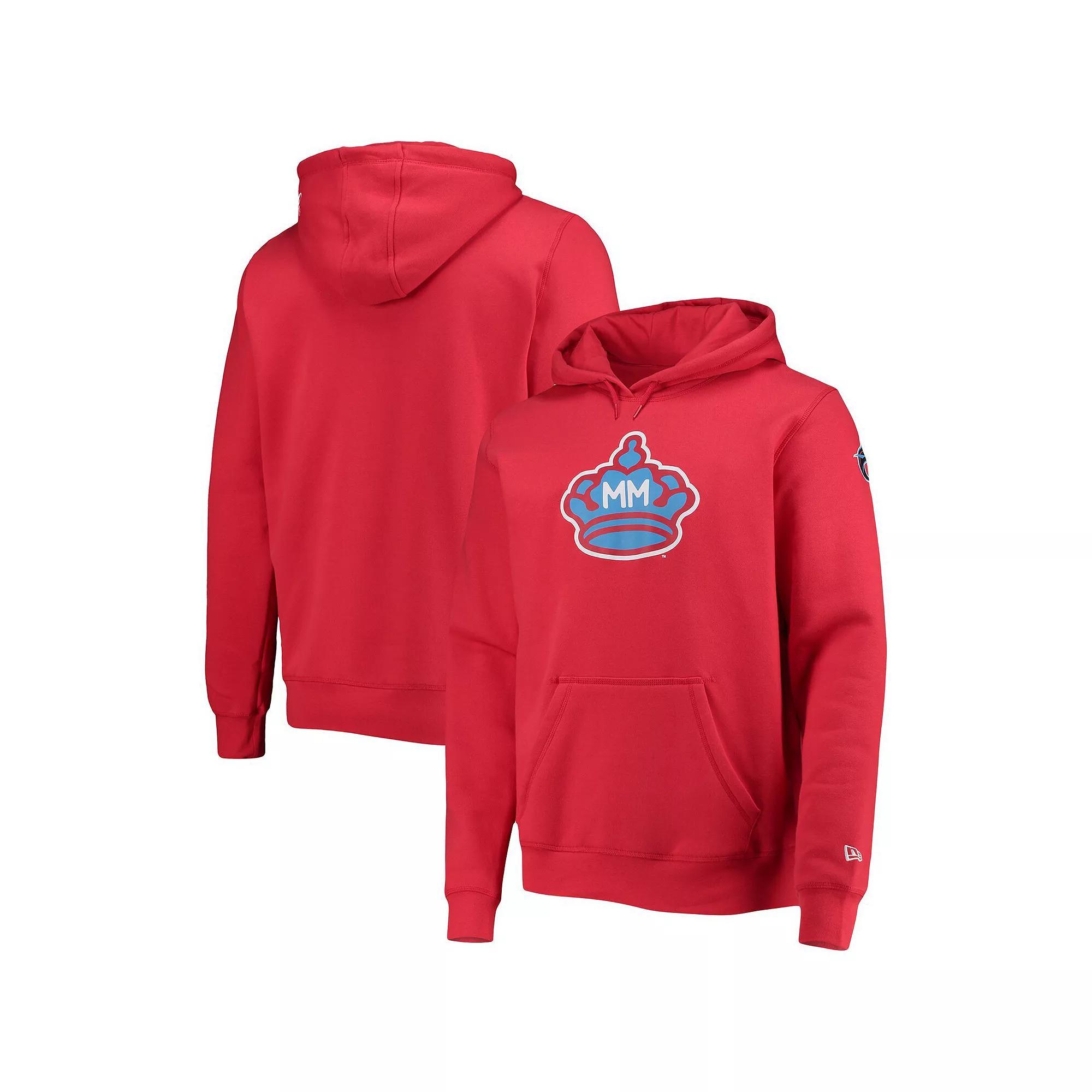 Men's New Era Red Miami Marlins City Connect Pullover Hoodie, Size: 2XL Product Image