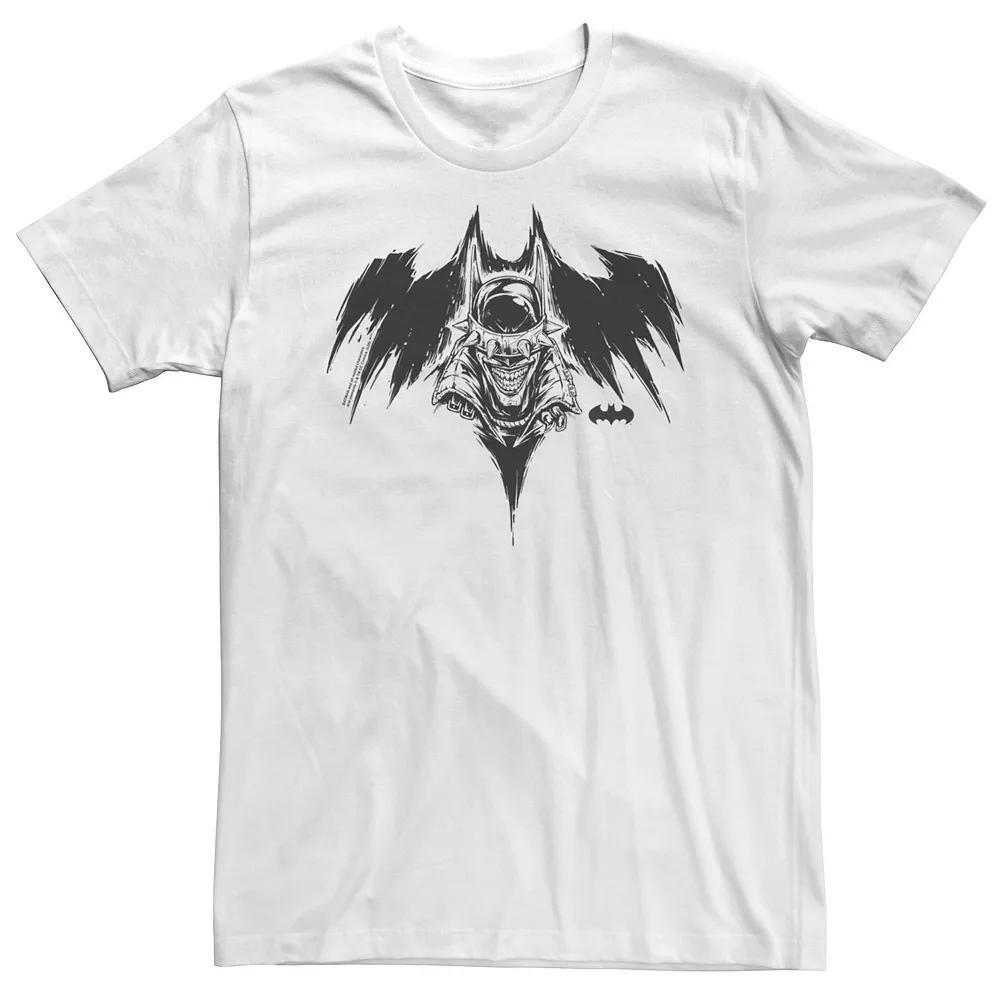 Big & Tall DC FanDome Batman Joker Logo Tee, Men's, Size: 3XL, White Product Image