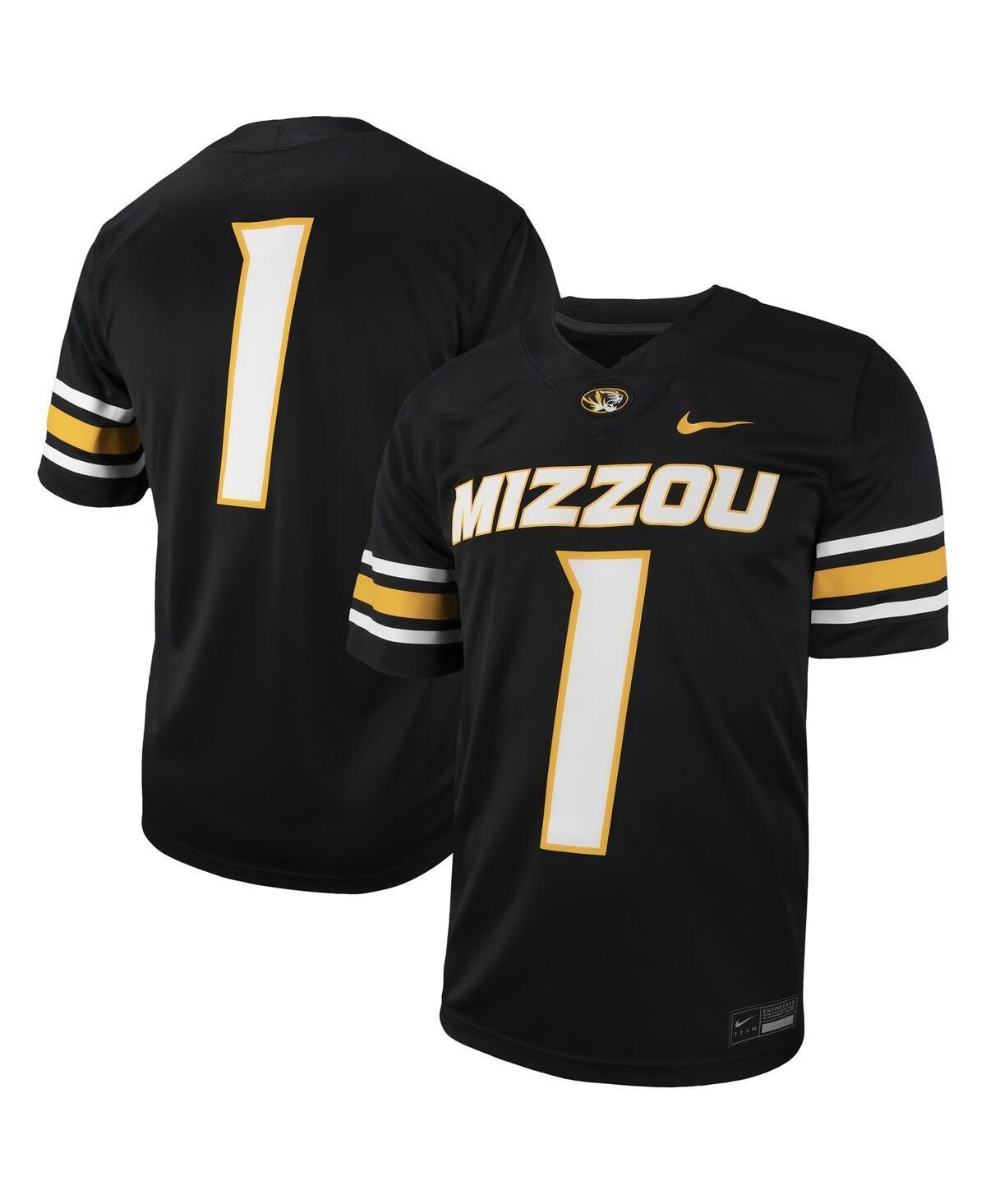 Mens Nike #1 Missouri Tigers Untouchable Football Replica Jersey Product Image