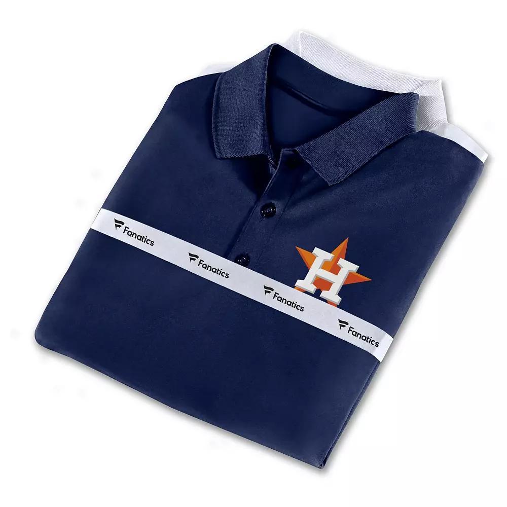 Men's Fanatics Branded Navy/White Houston Astros Polo Combo Set,  Product Image