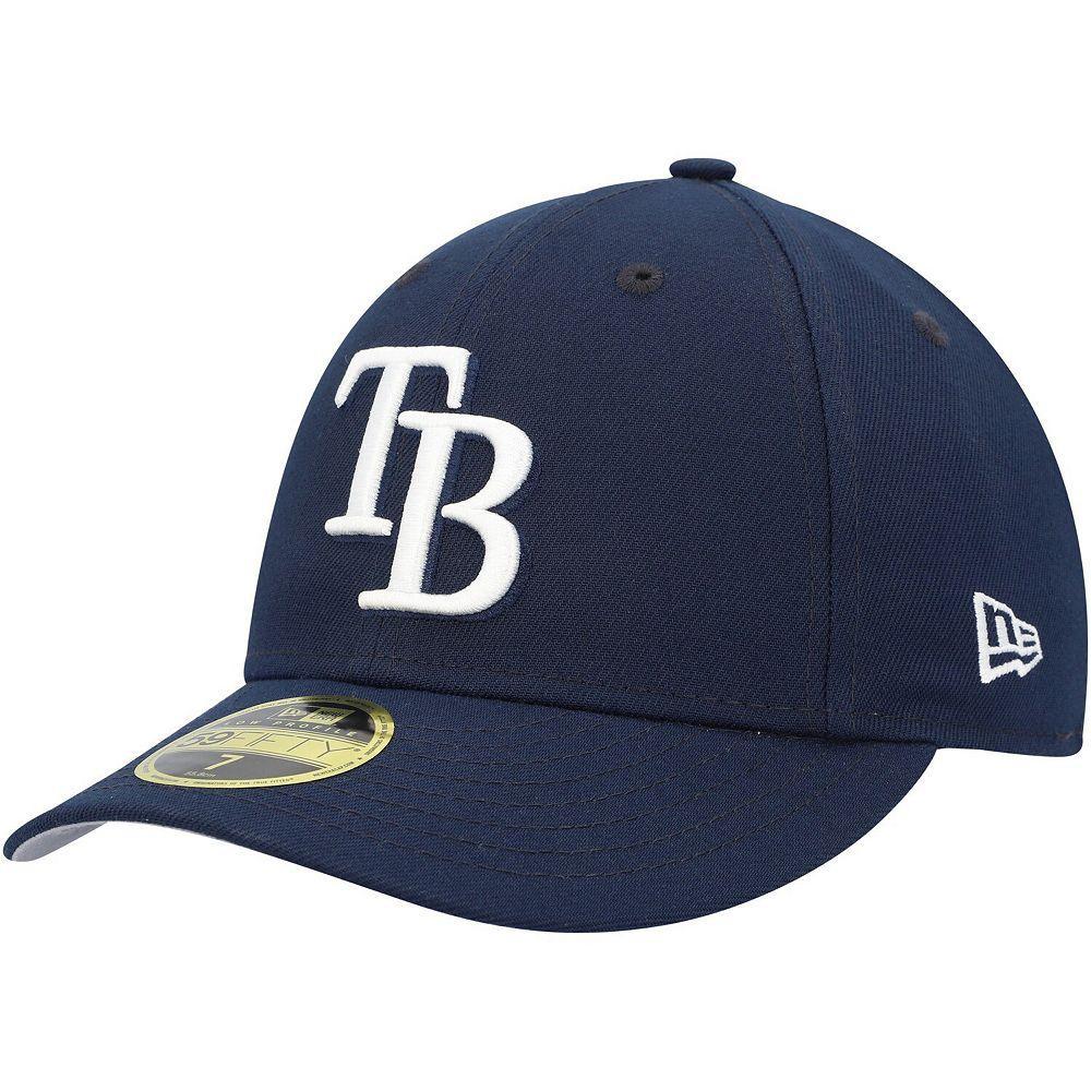 Men's New Era Navy Tampa Bay Rays Oceanside Low Profile 59FIFTY Fitted Hat,  Product Image