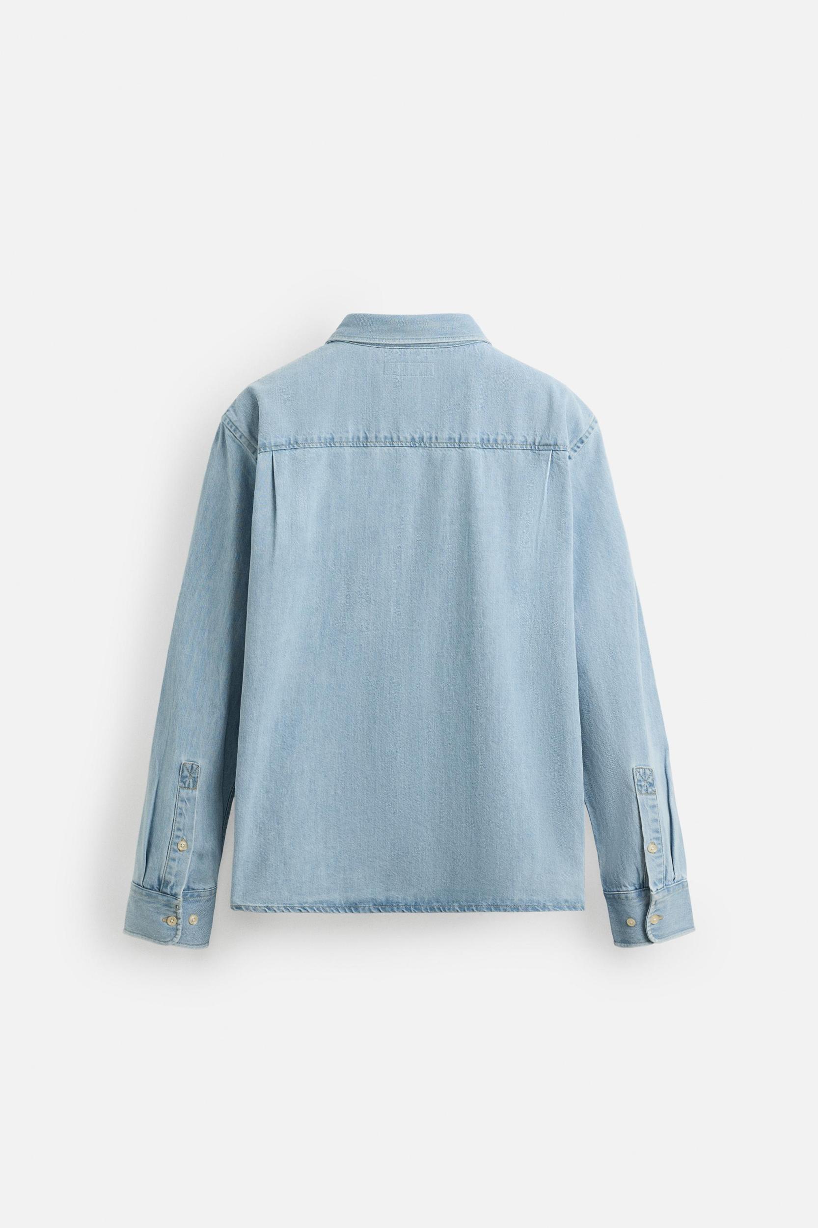 REGULAR FIT DENIM SHIRT Product Image