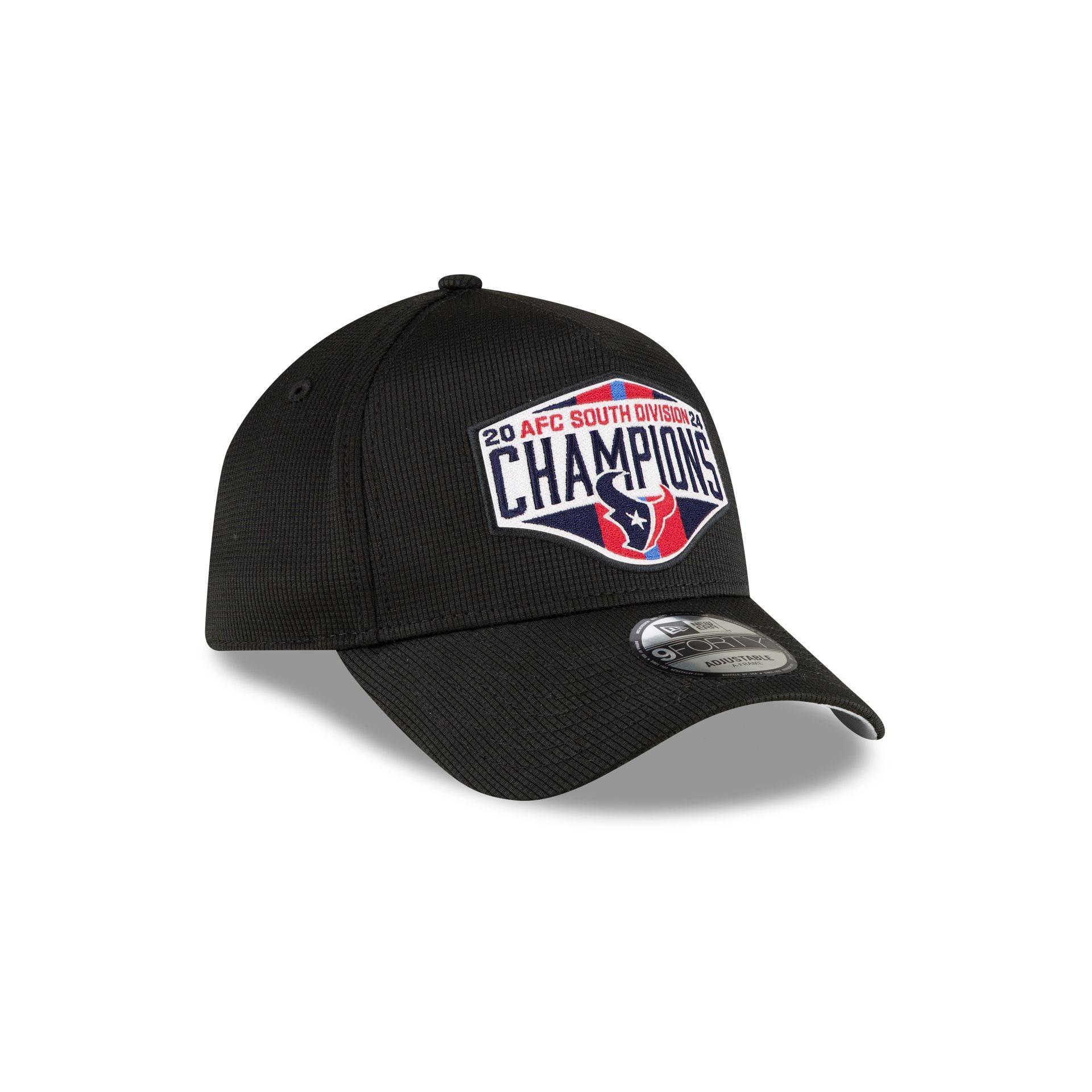 Houston Texans 2024 Division Champion Locker Room 9FORTY A-Frame Snapback Hat Male Product Image