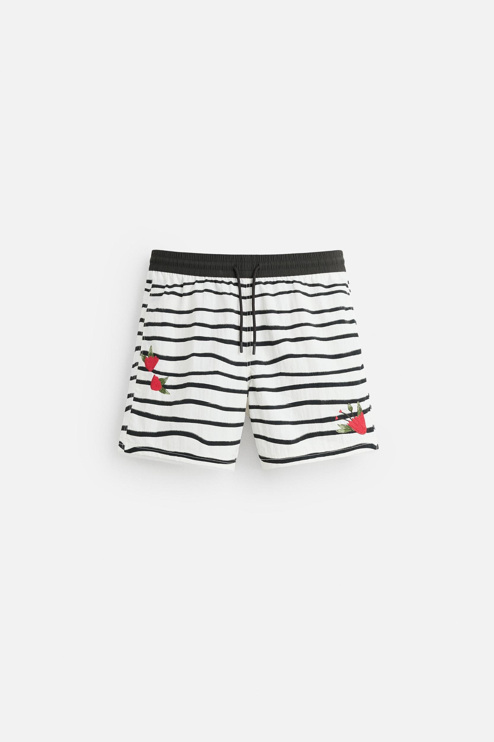 OTIS KWAME KYE QUAICOE PRINTED MID-LENGTH SWIMSUIT Product Image