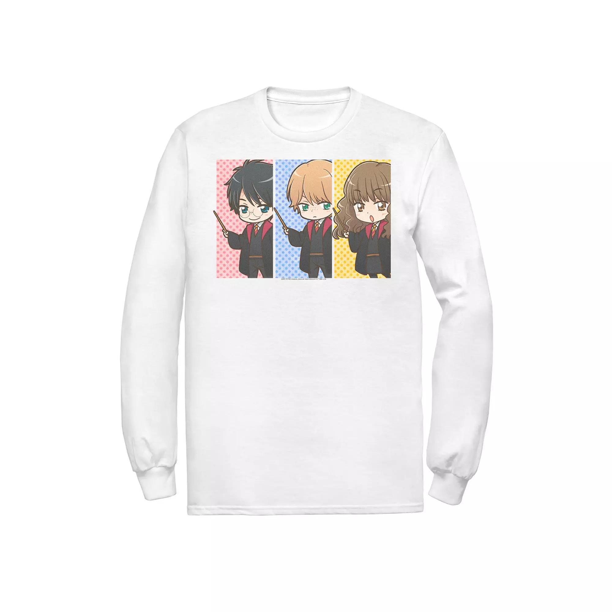 Men's Harry Potter Hermione Granger Ron Weasley Anime Panel Tee,  Product Image