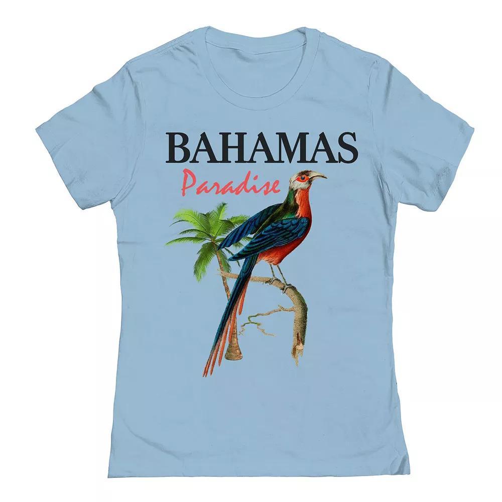 Junior's Bahamas Womens Graphic Tee, Girl's, Size: Medium, Powder Blue Product Image