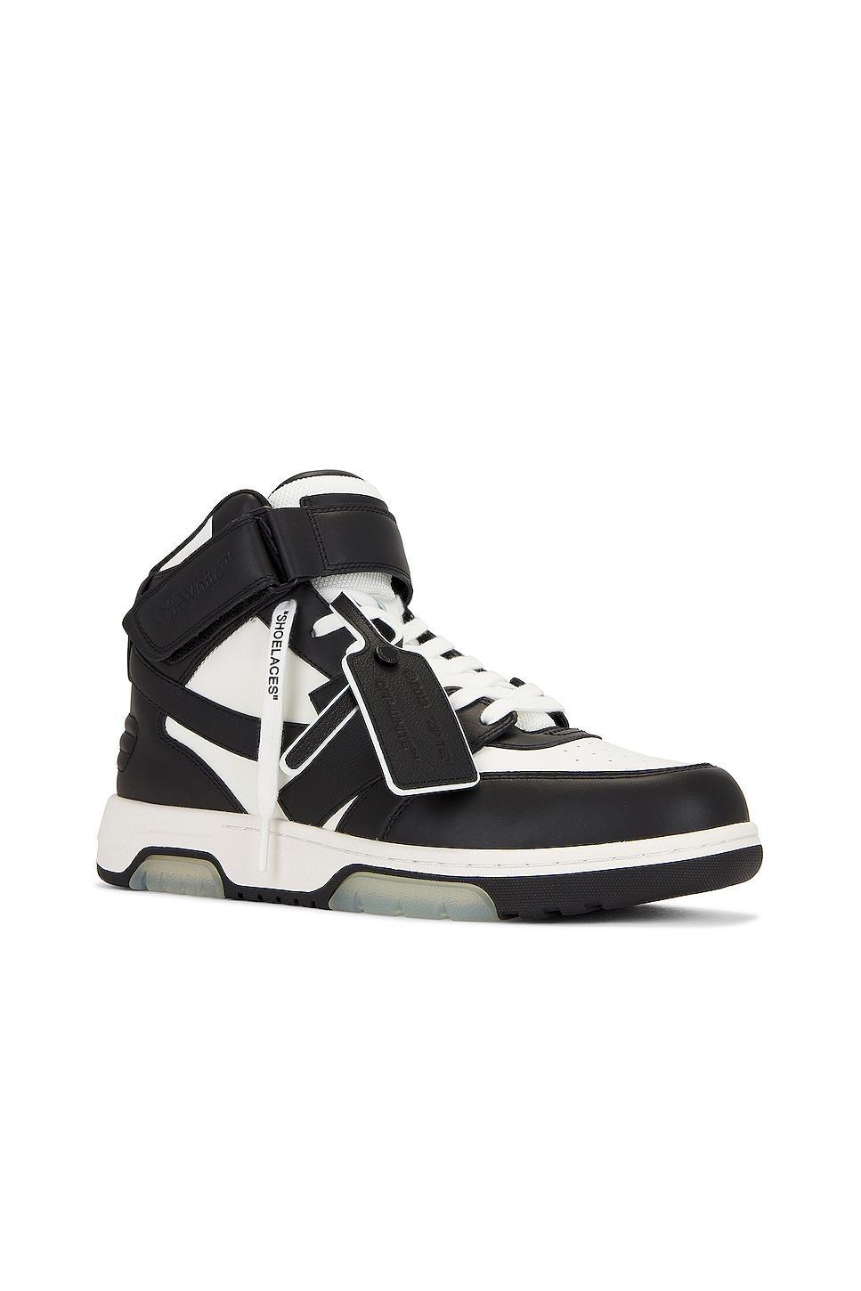 OFF-WHITE Out Of Office Mid Top Sneaker in White,Black Product Image