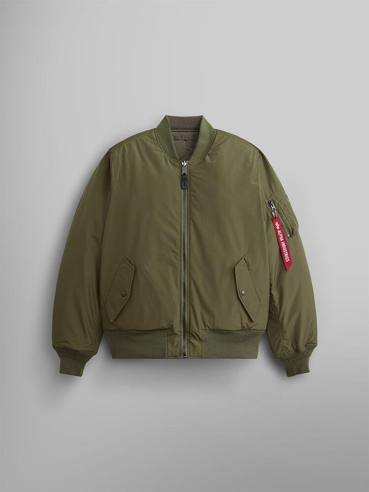 REVERSIBLE ONION QUILTED MA-1 BOMBER JACKET Product Image