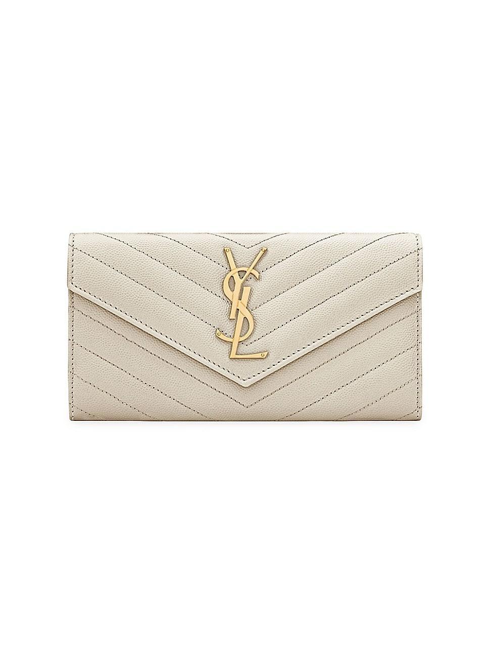 Saint Laurent Cassandre Matelasse Large Flap Wallet Product Image