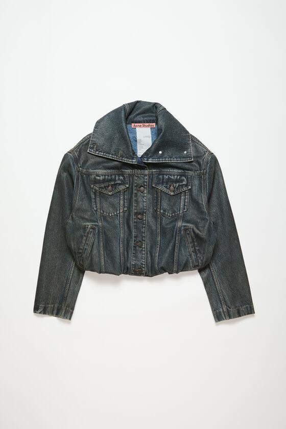 Coated denim jacket Product Image