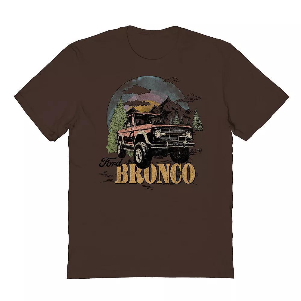 Men's Bronco Dawn Graphic Tee, Size: Small, Dark Brown Product Image