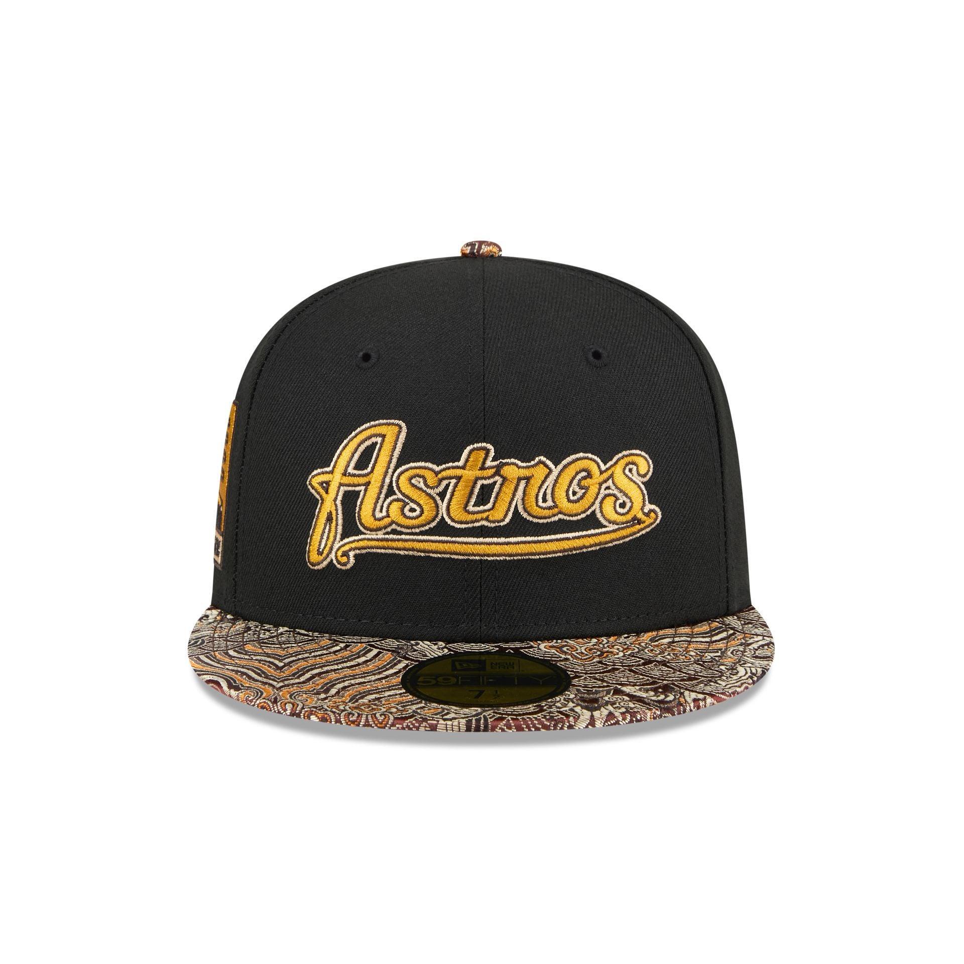 Just Caps Jacquard Visor Houston Astros 59FIFTY Fitted Hat Male Product Image