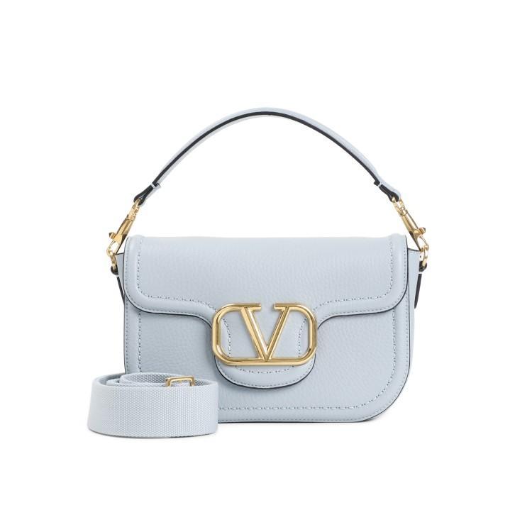 VALENTINO GARAVANI Blue Calf Leather Shoulder Bag Product Image