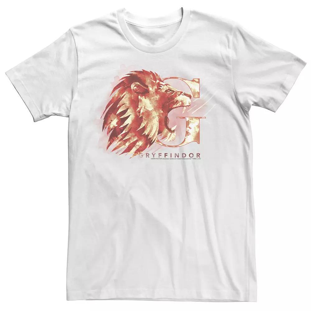 Men's Harry Potter Gryffindor Lion Logo Tee, Size: Small, White Product Image