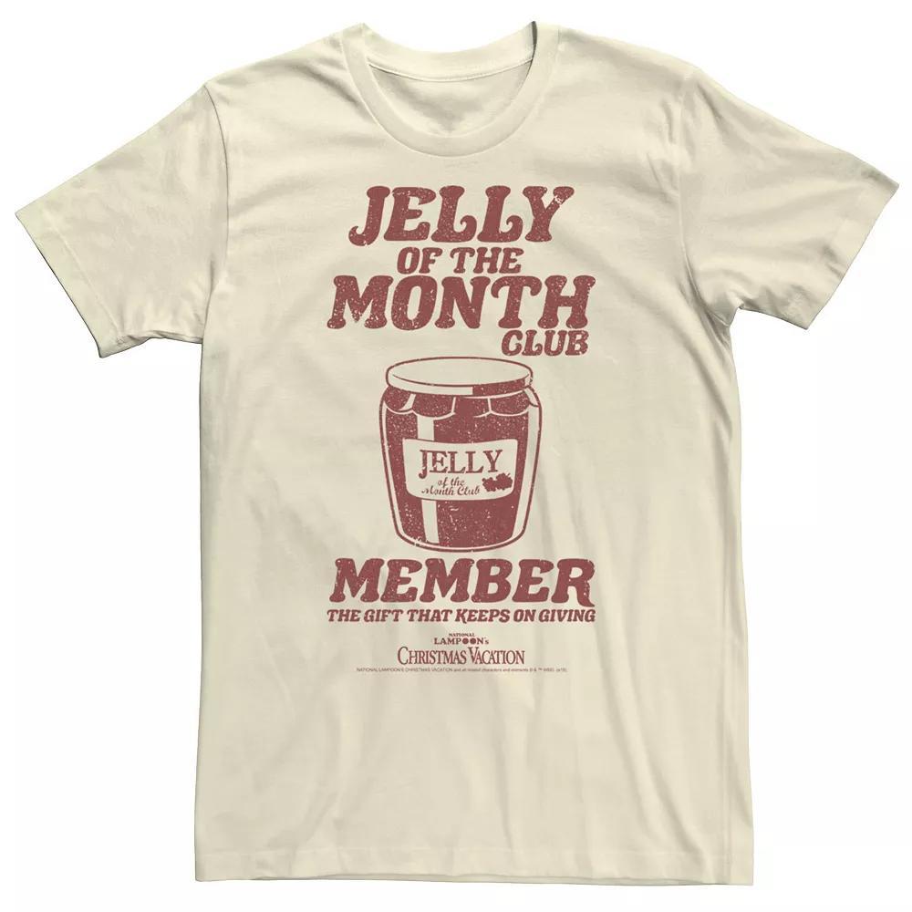 Men's National Lampoon's Christmas Vacation Jelly Of The Month Tee, Size: XXL, Natural Product Image