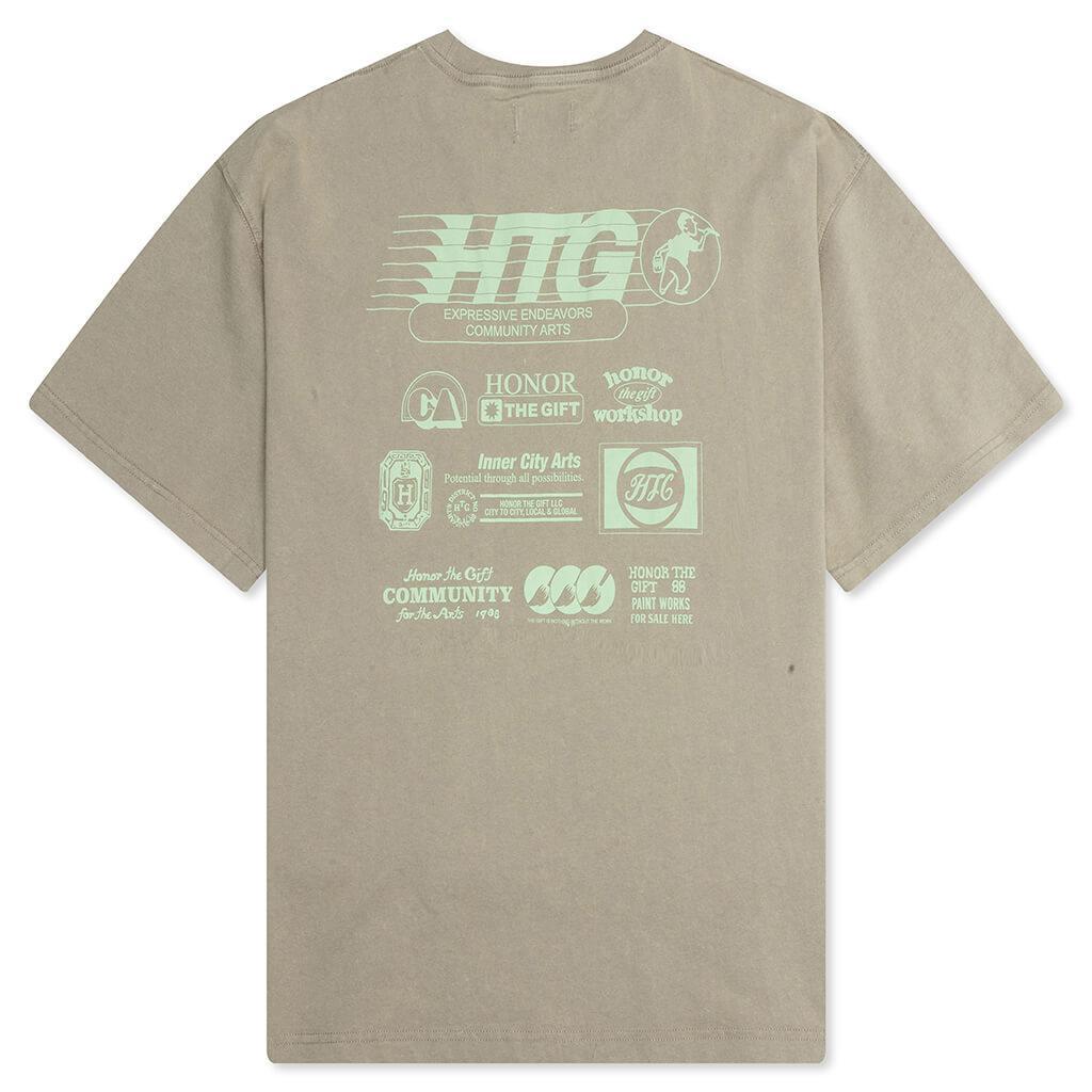 Paint Works Tee - Taupe Male Product Image