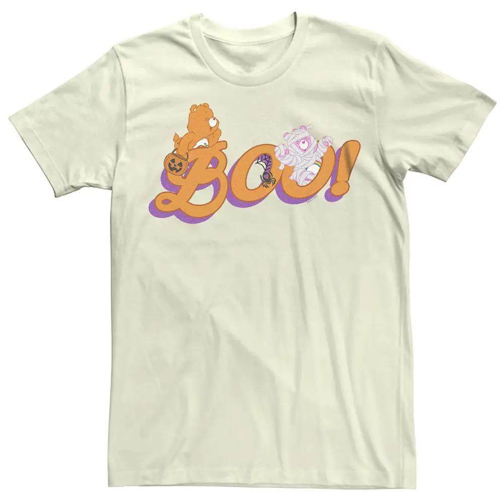 Men's Care Bears Halloween Trick-o-Sweet Cheer Boo Graphic Tee, Size: XL, Natural Product Image