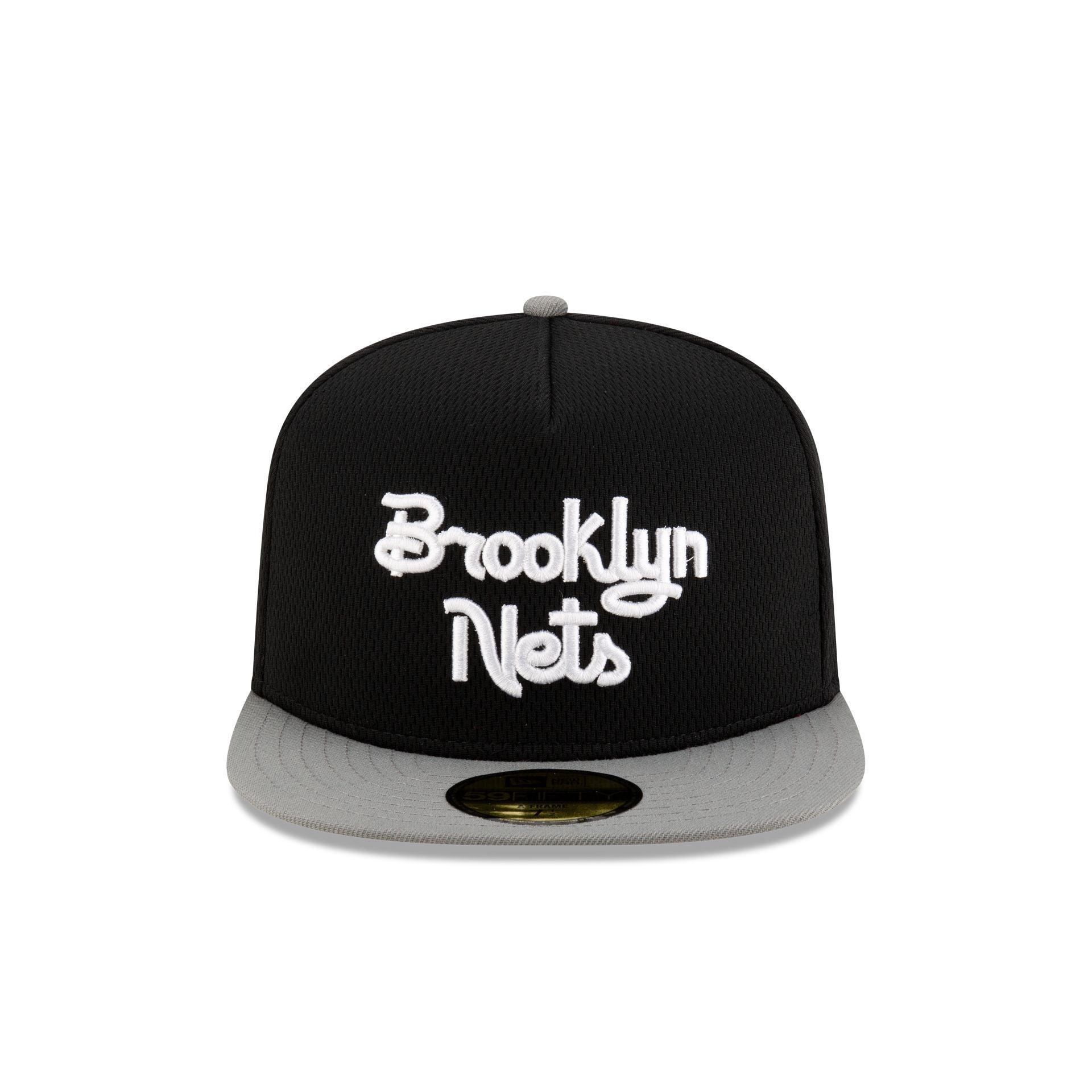 Brooklyn Nets Dashmark Mesh 59FIFTY A-Frame Fitted Hat Male Product Image