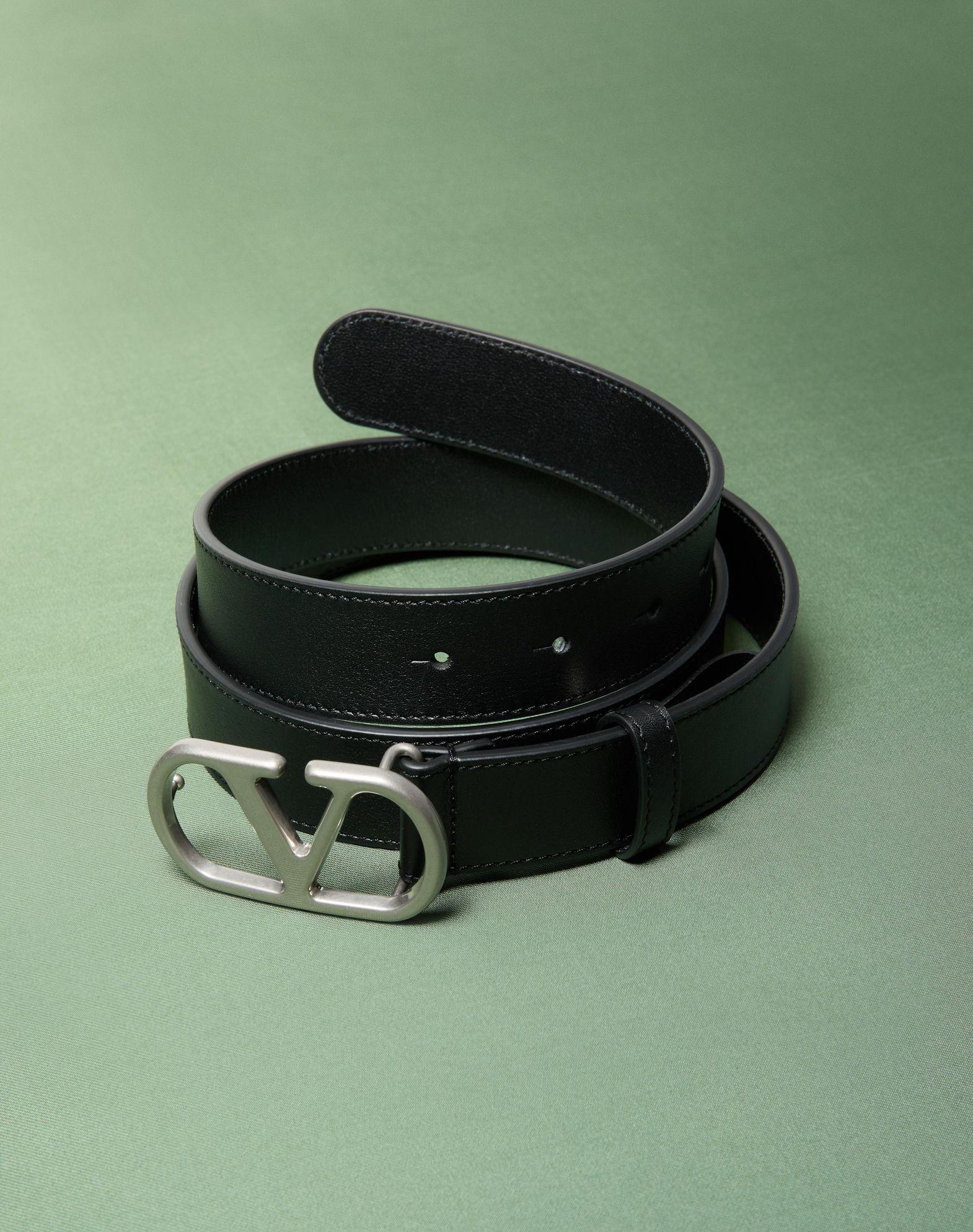 Vlogo Signature Belt In Shiny Calfskin 30 Mm Product Image