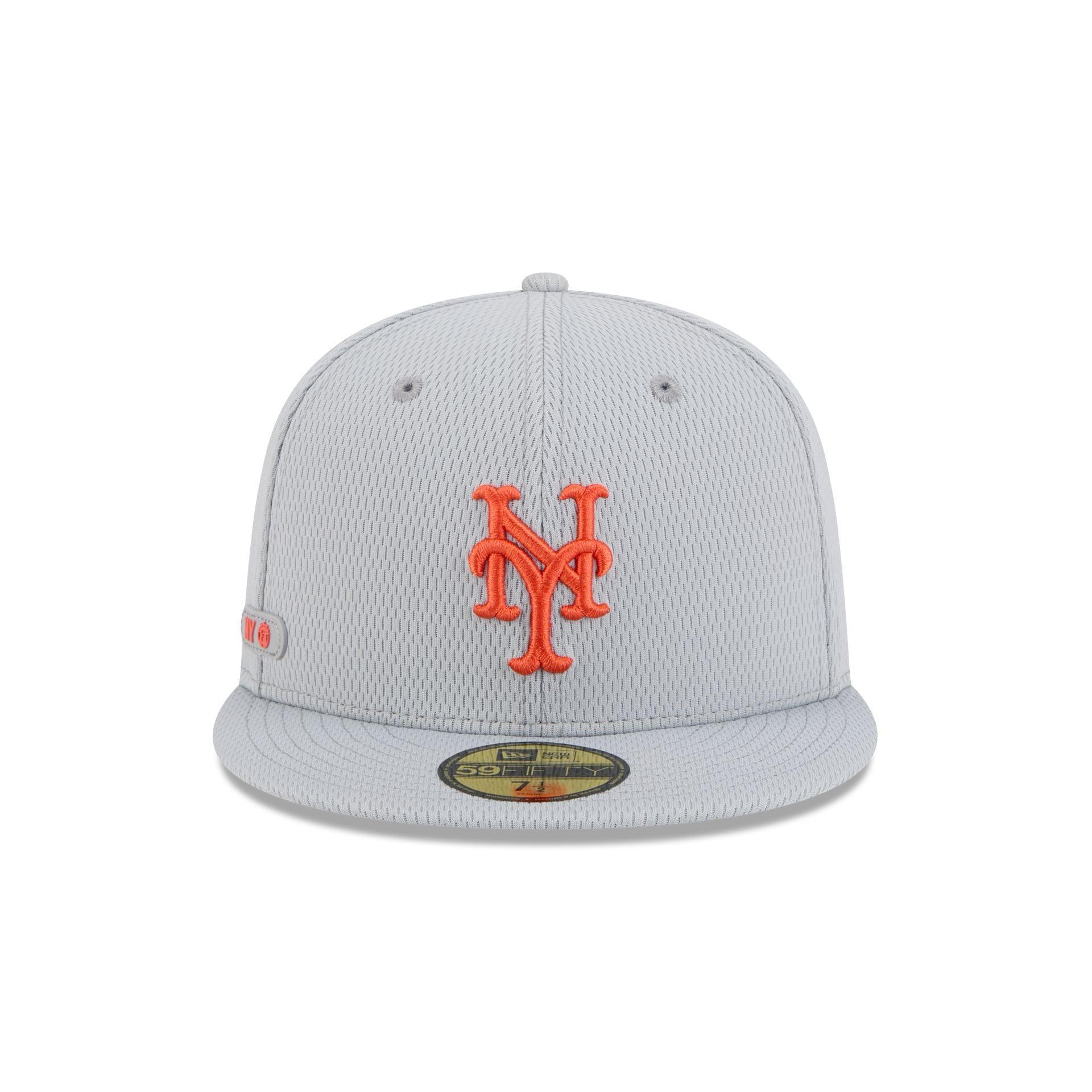 New York Mets 2025 Clubhouse Gray 59FIFTY Fitted Hat Male Product Image
