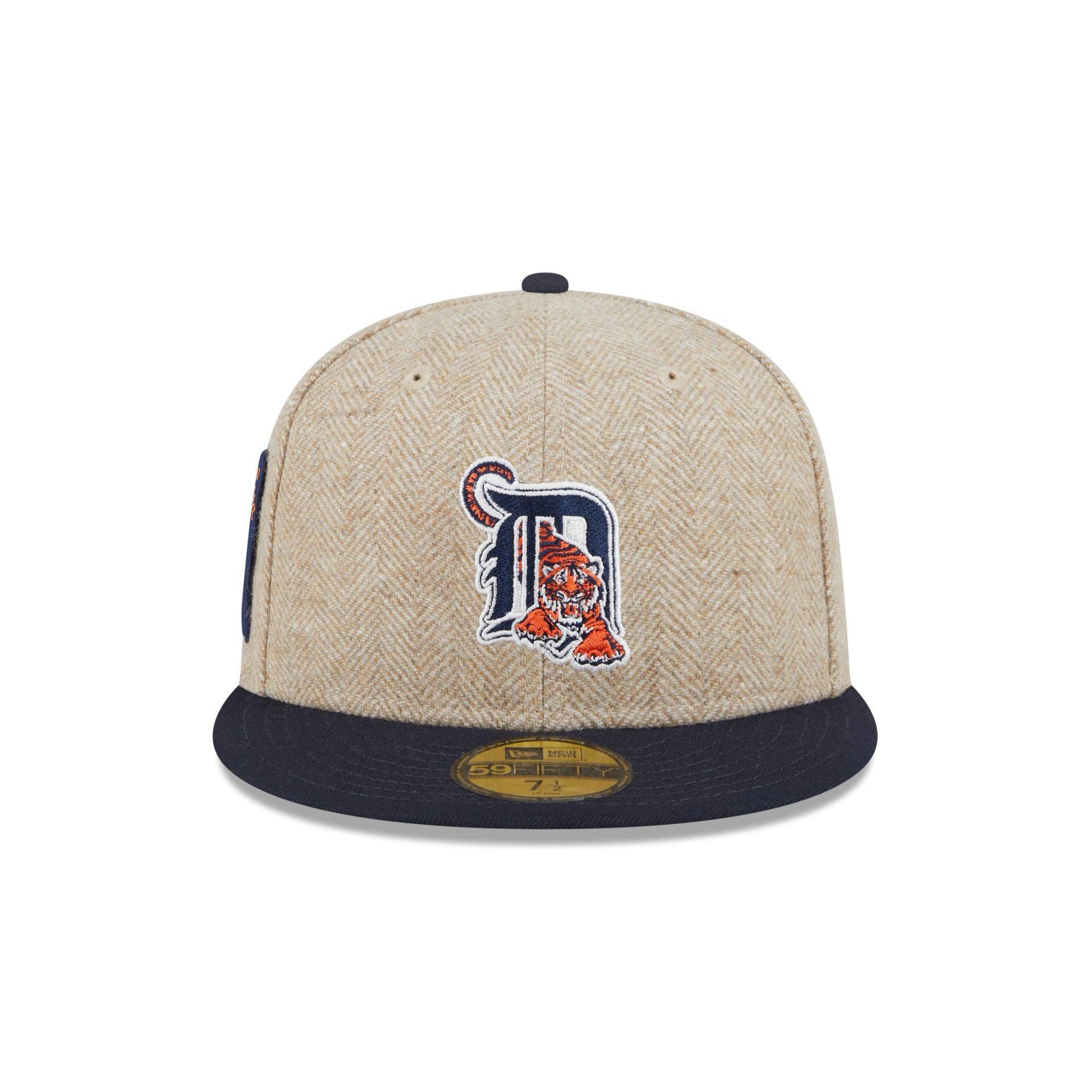 Detroit Tigers Herringbone Moon 59FIFTY Fitted Hat Male Product Image