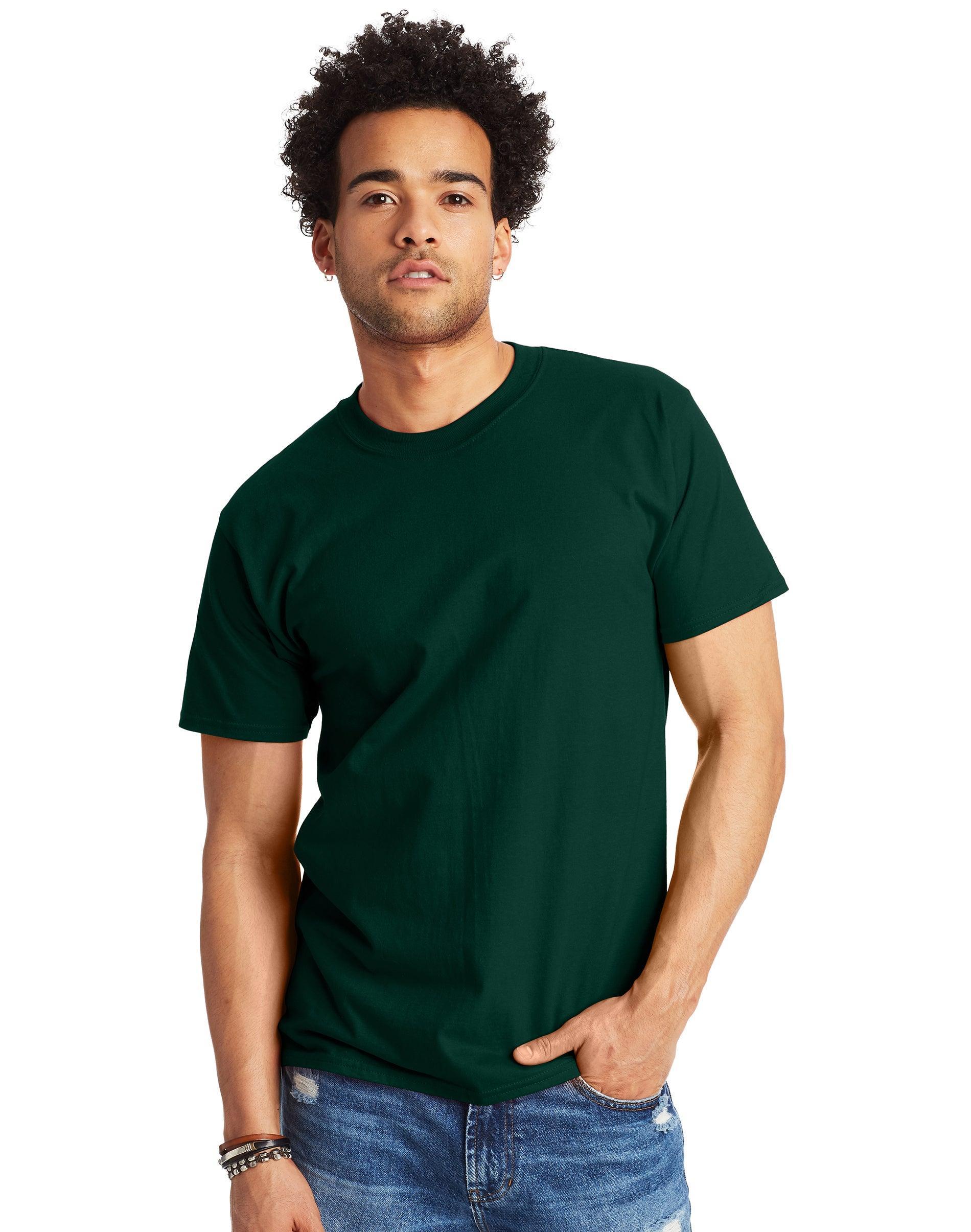 Hanes Beefy-T Unisex Heavyweight Cotton T-Shirt (Big & Tall Sizes Available) Smoke Gray 2XL Product Image