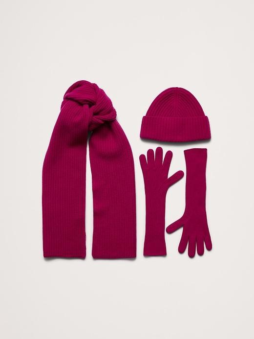 Signature Cashmere Long Gloves Product Image