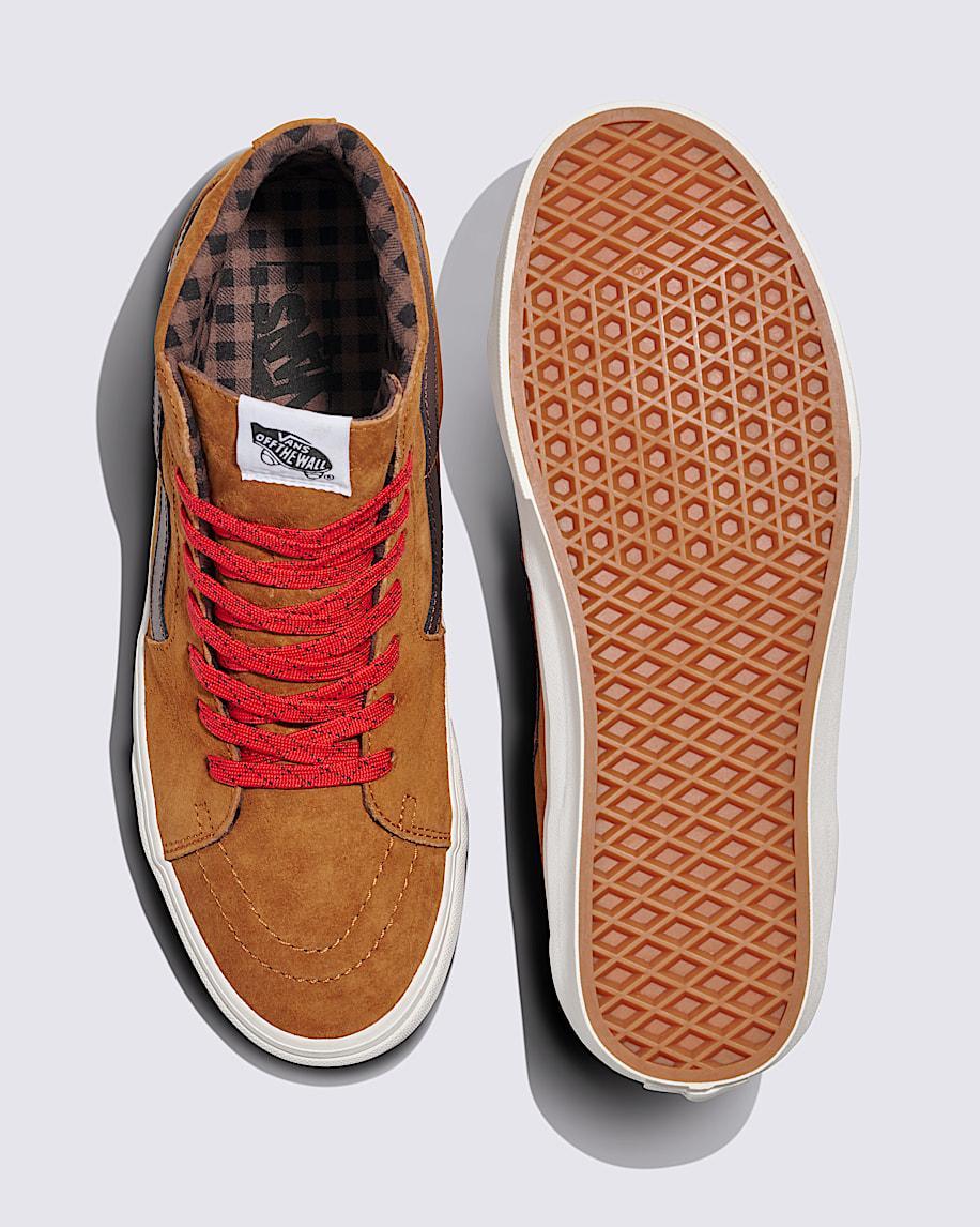Sk8-Hi Suede Shoe in Glazed Ginger Brown| Vans US Product Image