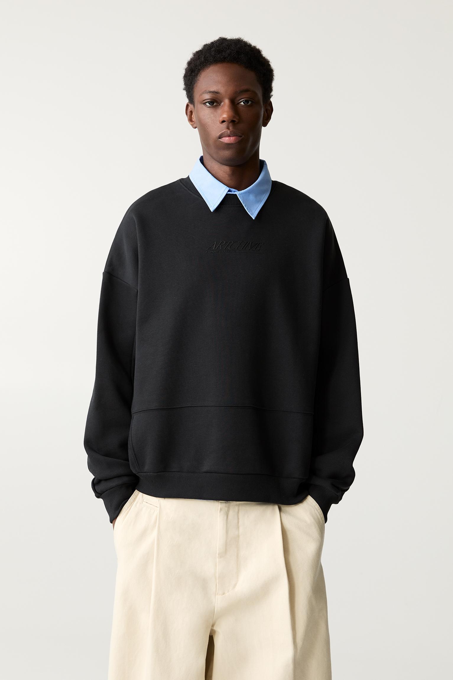 Sweatshirt with seam details Product Image