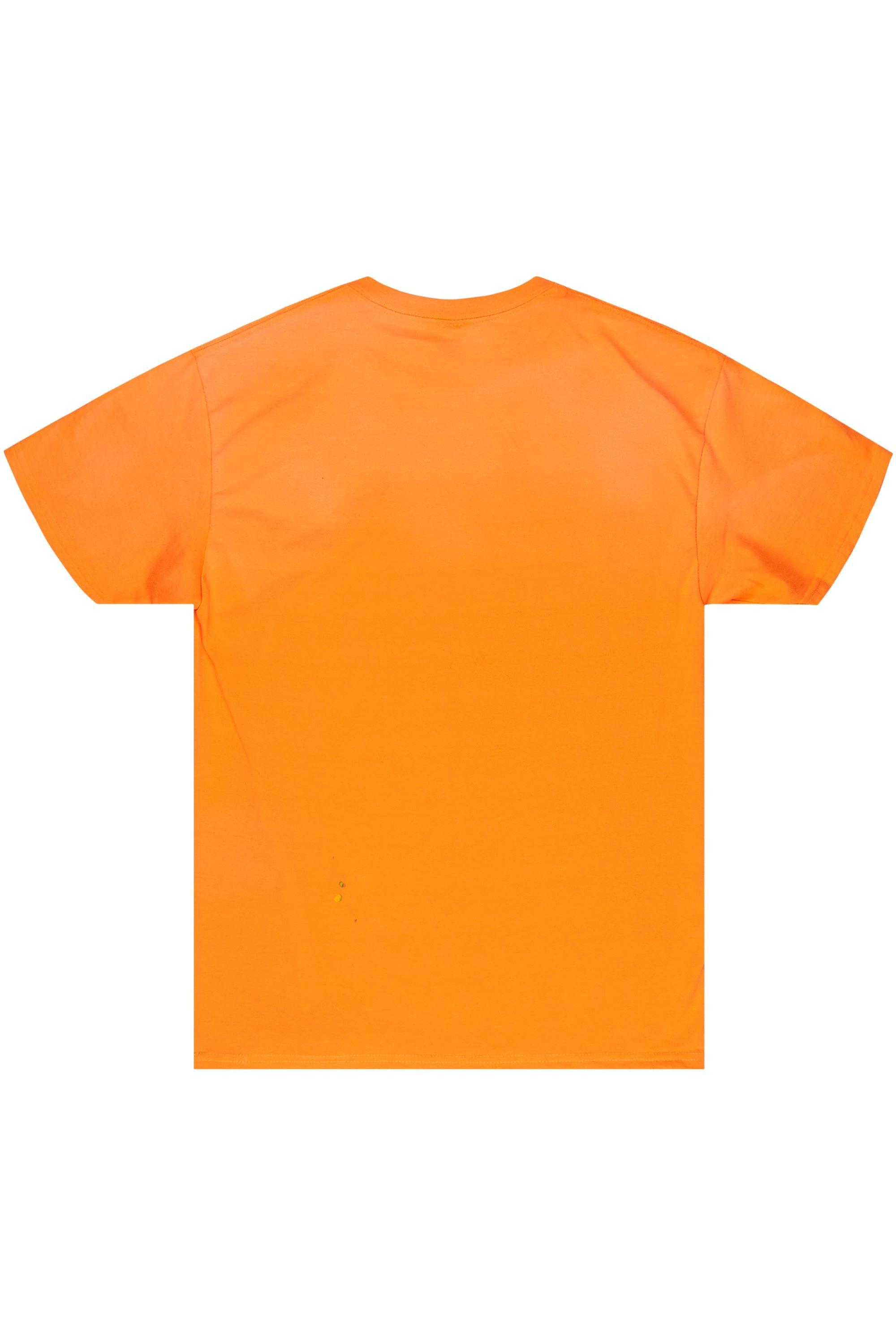 Palmer Orange Graphic T-Shirt Male Product Image