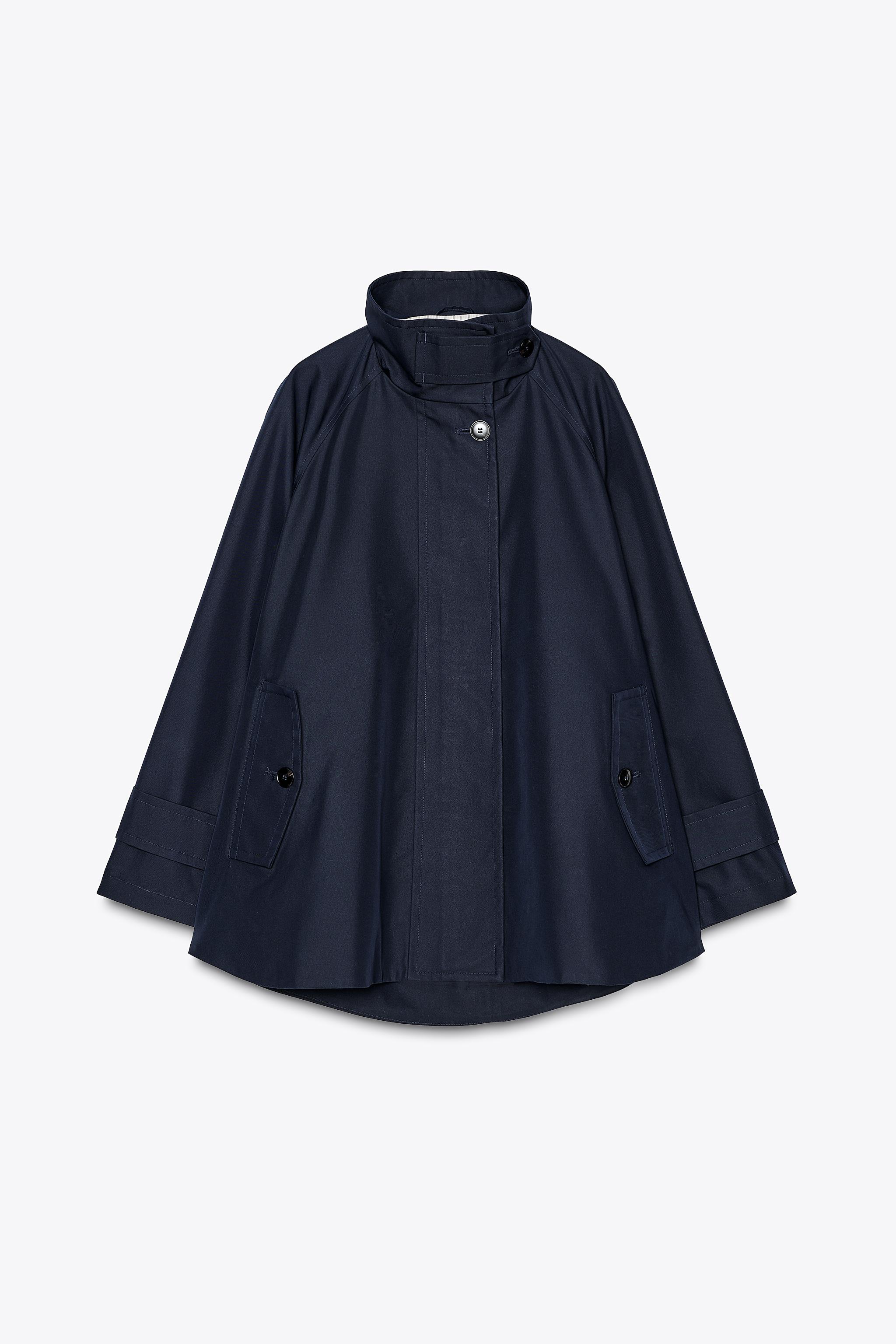 ZW COLLECTION CAPE JACKET WITH TAB DETAIL Product Image