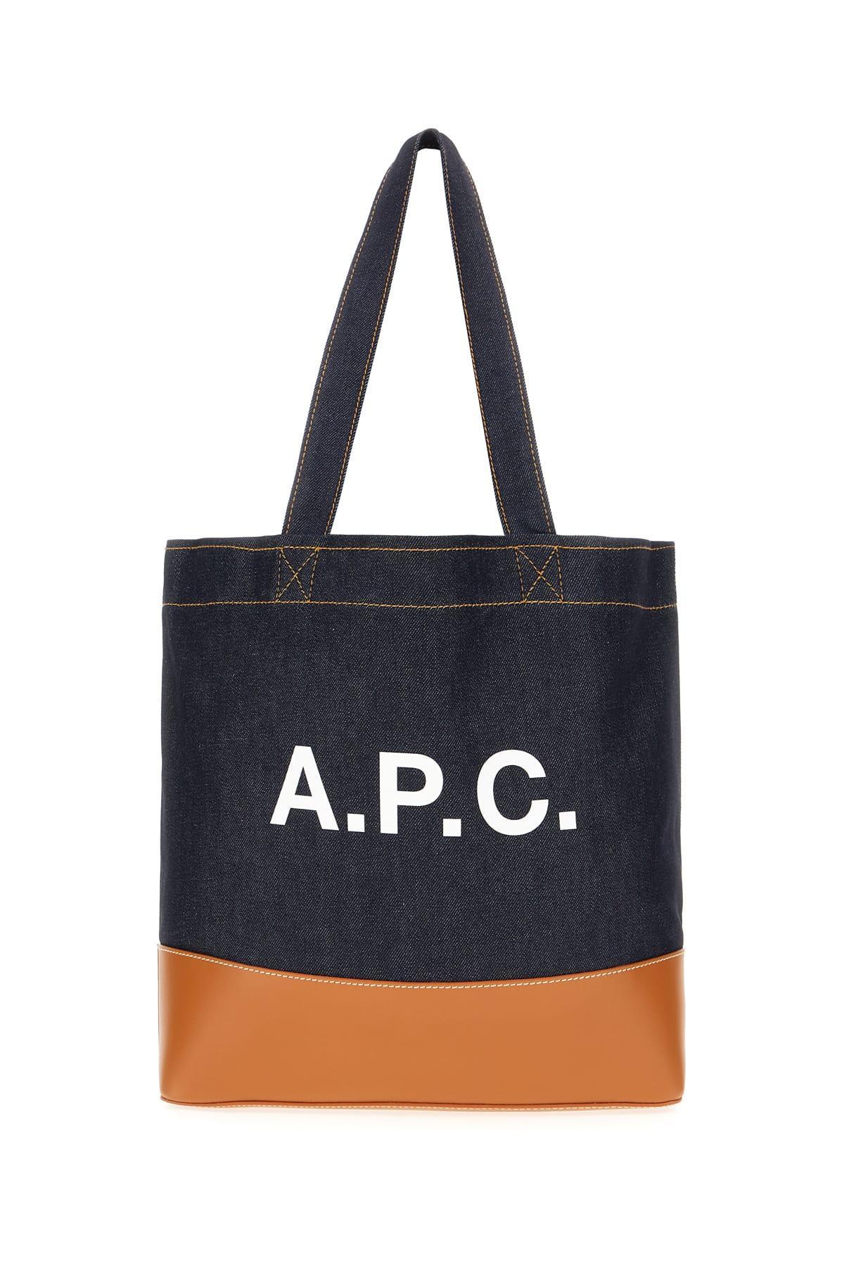 APC Denim Axel Shoulder Bag In Caramel Product Image