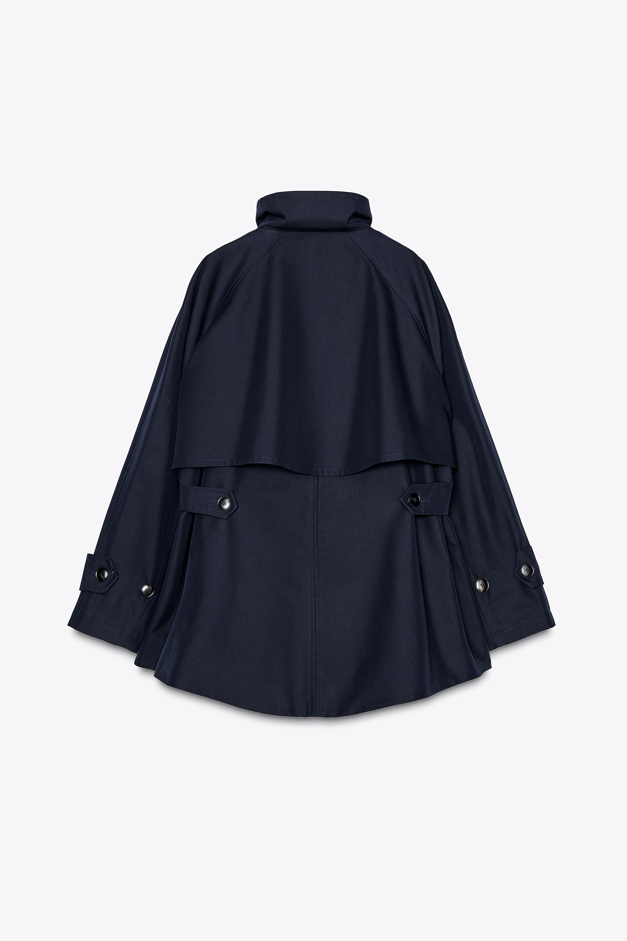 ZW COLLECTION CAPE JACKET WITH TAB DETAIL Product Image