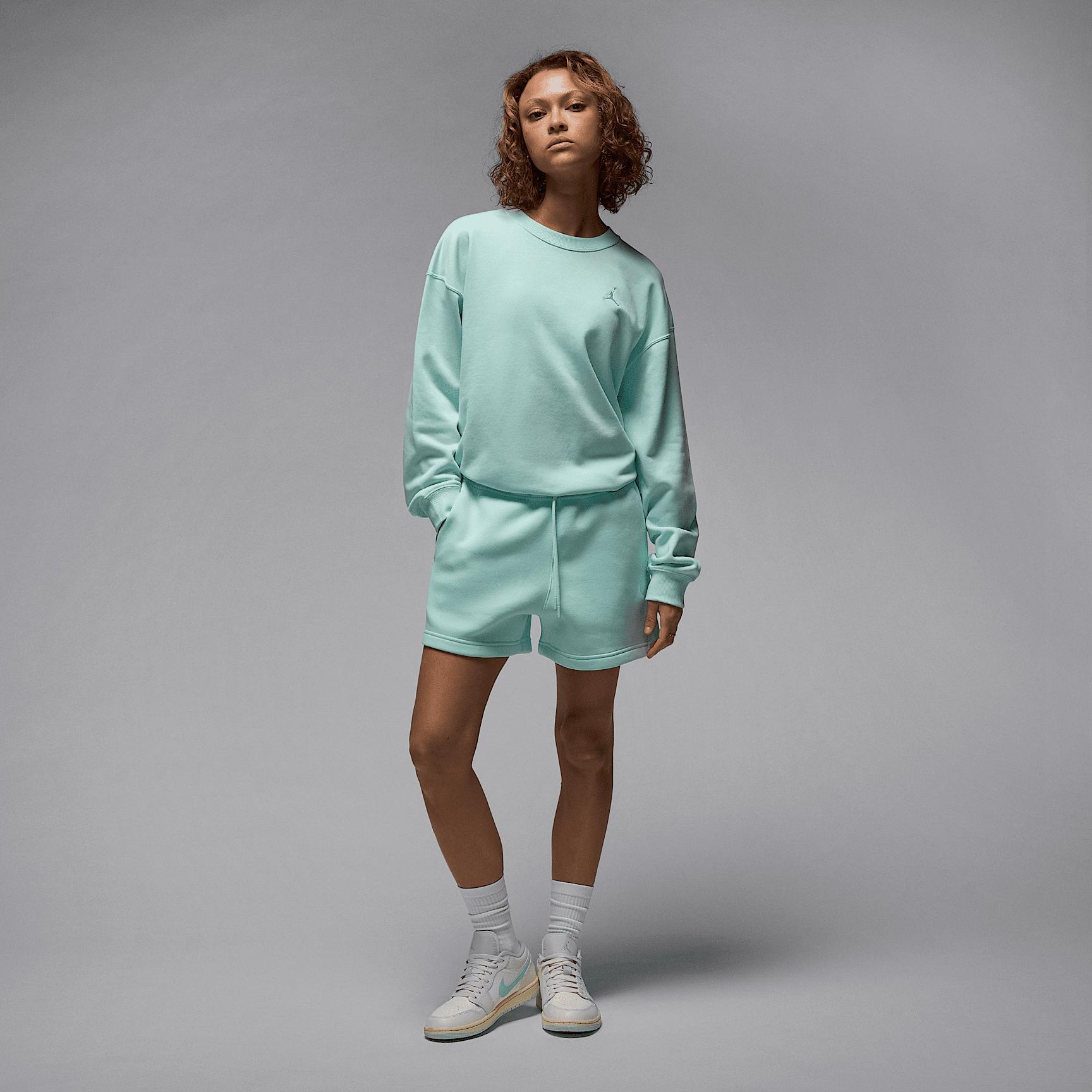 Womens Jordan Brooklyn Fleece French Terry Crew-Neck Sweatshirt | HJ1353-357 Product Image