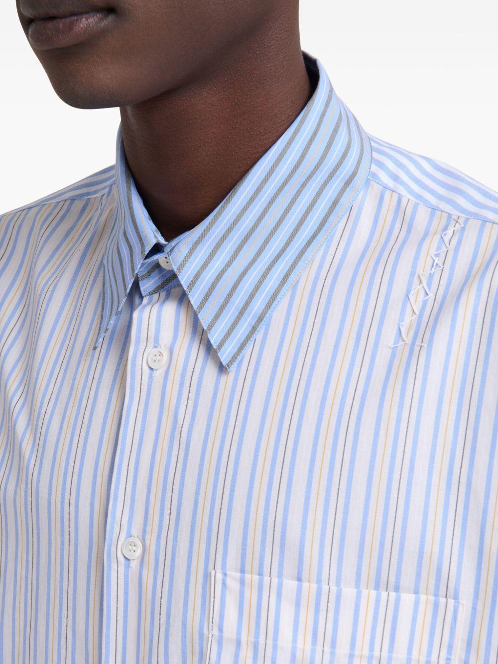 striped button-up shirt Product Image
